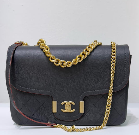 Chanel Archi Chic Flap Bag Quilted Grained Calfskin Medium