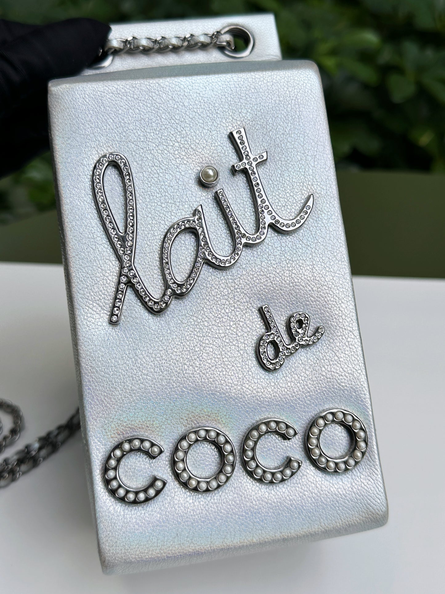 CHANEL RARE LIMITED EDITION LAIT DE COCO MILK CARTON BAG 2033 holo