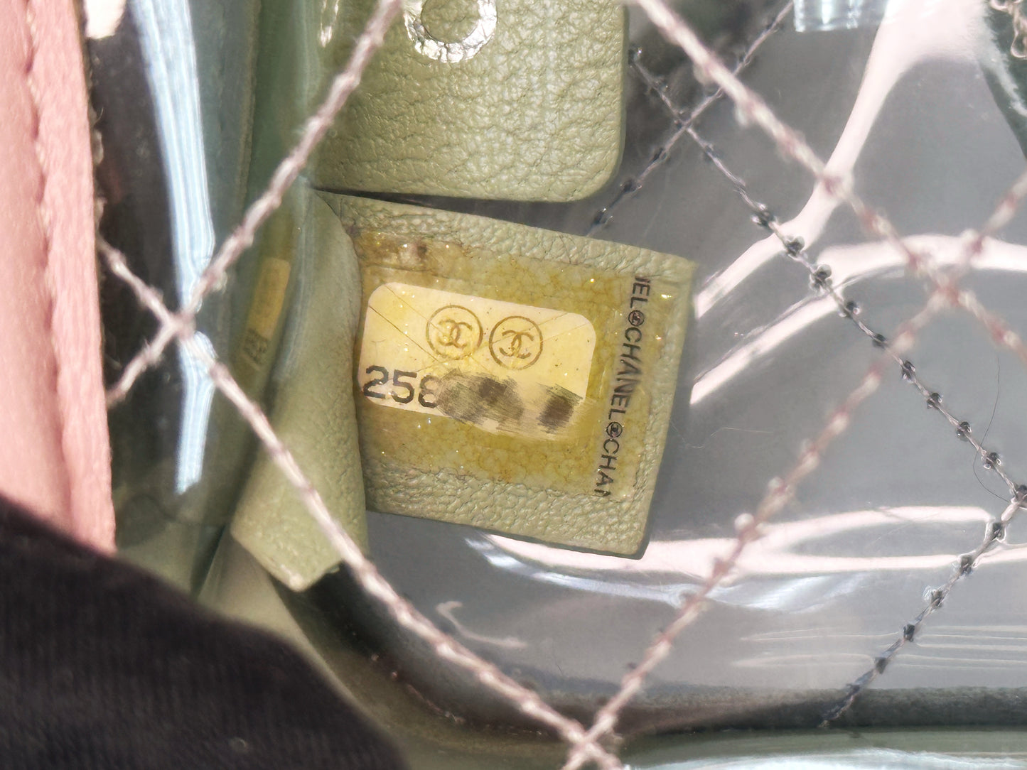 Chanel Coco Splash PVC Mini Flap Bag Blue/Pink/Green 2582 holo