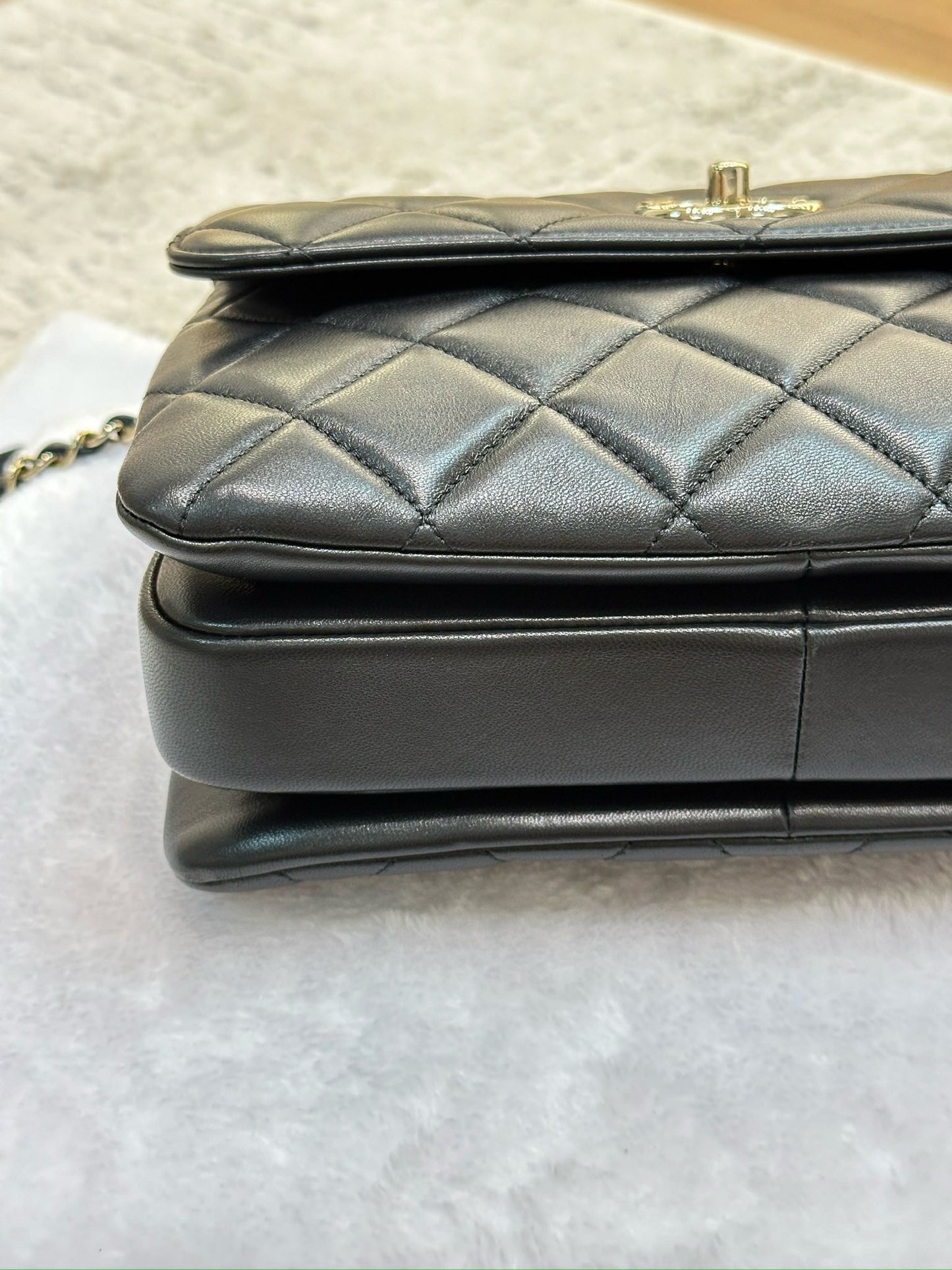 Chanel Small Trendy Flap Bag Black LGHW