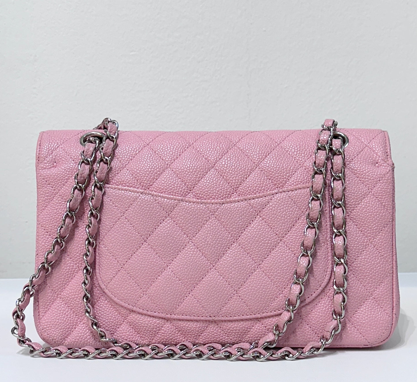 Chanel Medium Caviar Classic Double Flap Pink