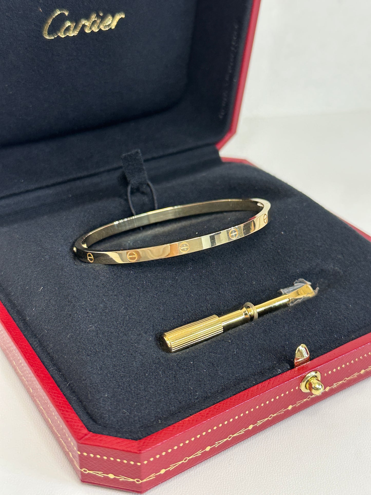 Cartier Love Bracelet Classic Model 18K Yellow Gold WZMXXX