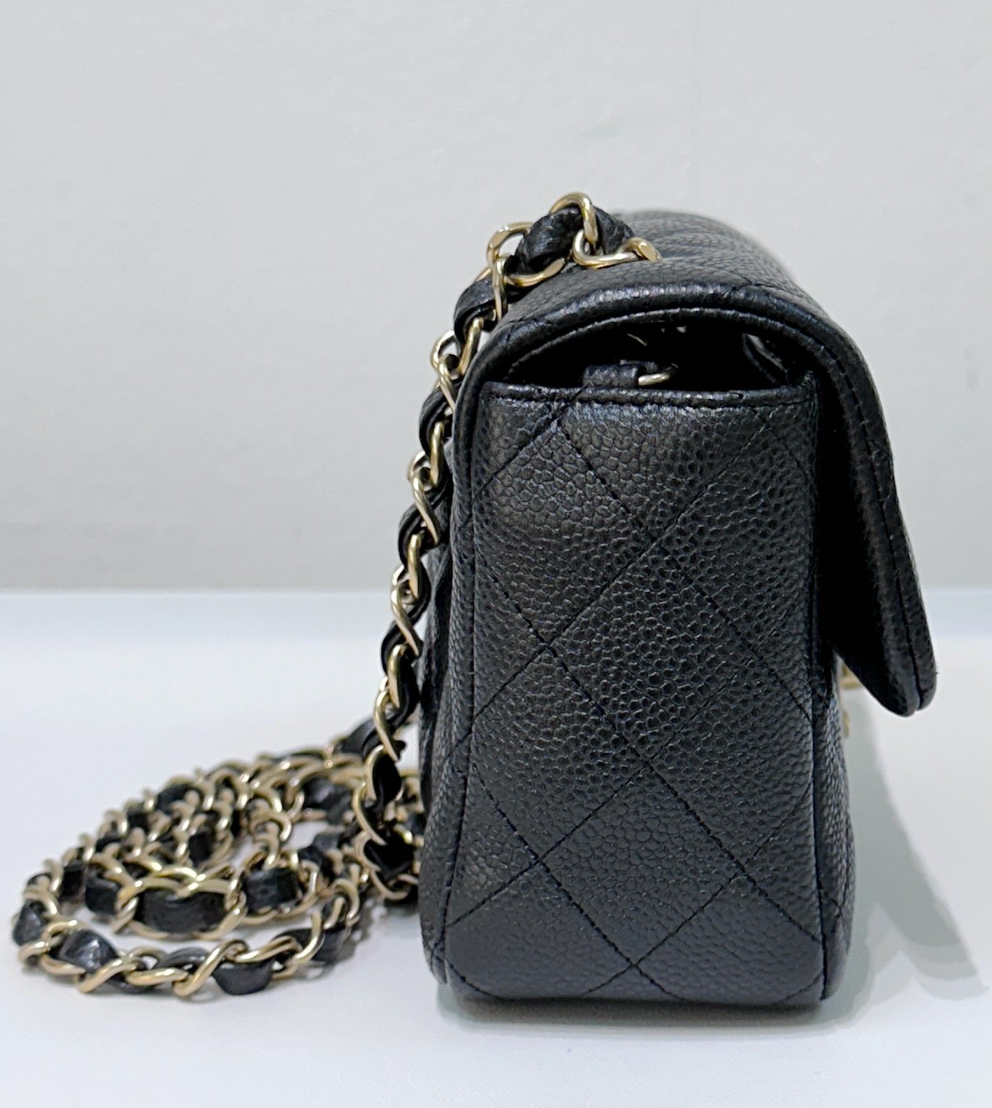 Chanel Classic Mini Rectangular Black Caviar