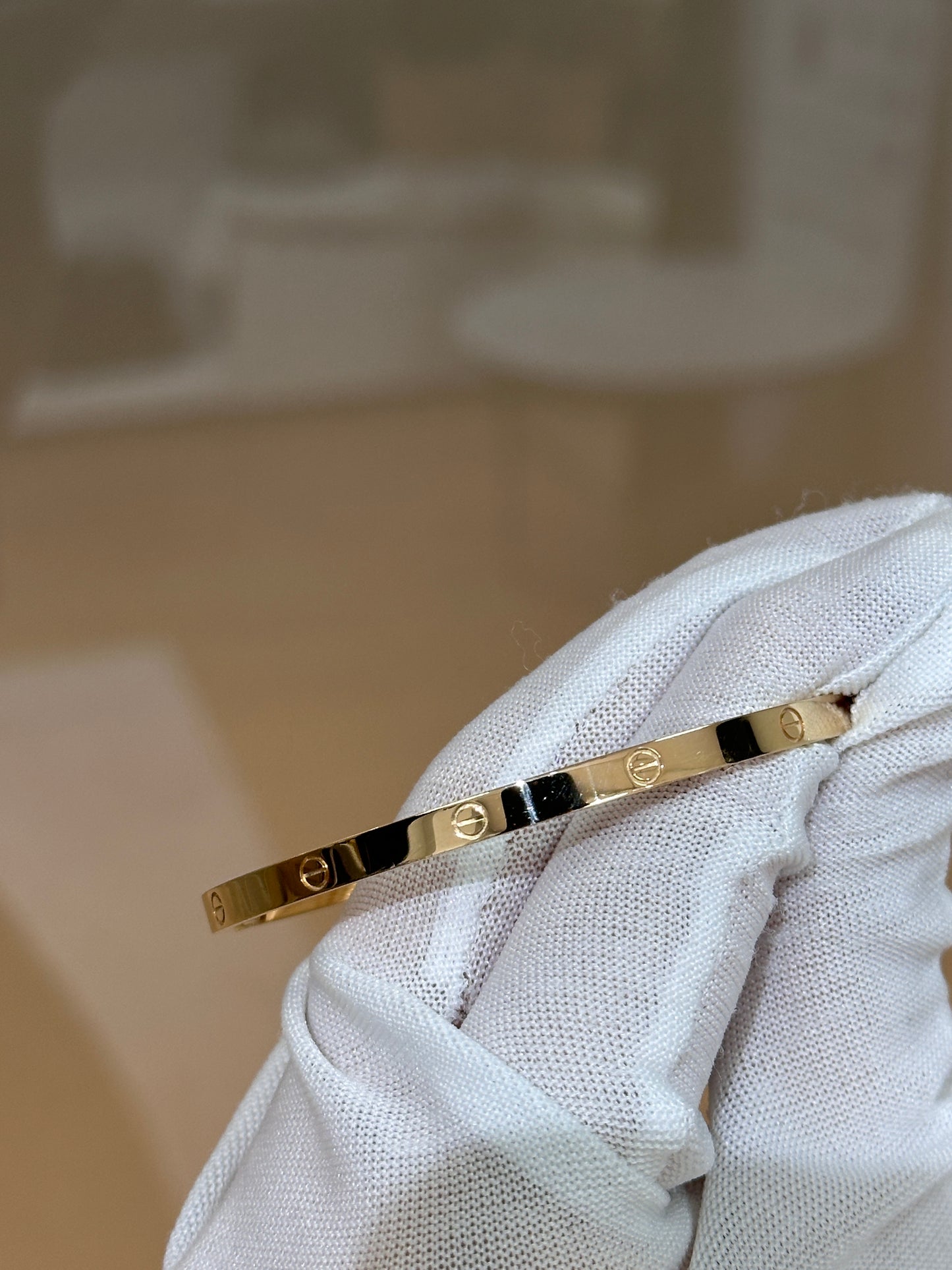 Cartier Love Bracelet Classic Model 18K Yellow Gold WZMXXX