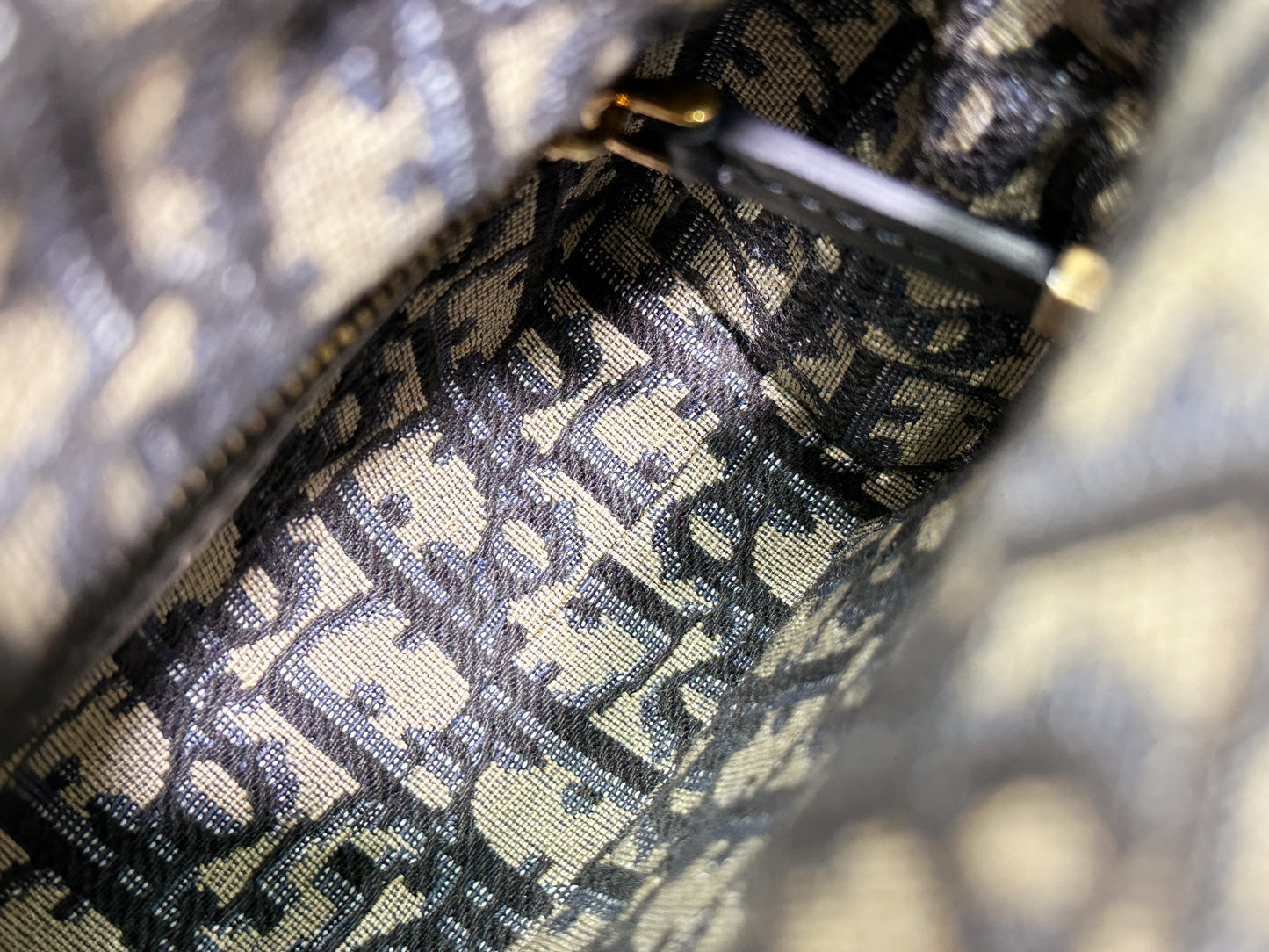 Christian Dior Bicolor Wicker Jacquard Mini Lady Dior Bag