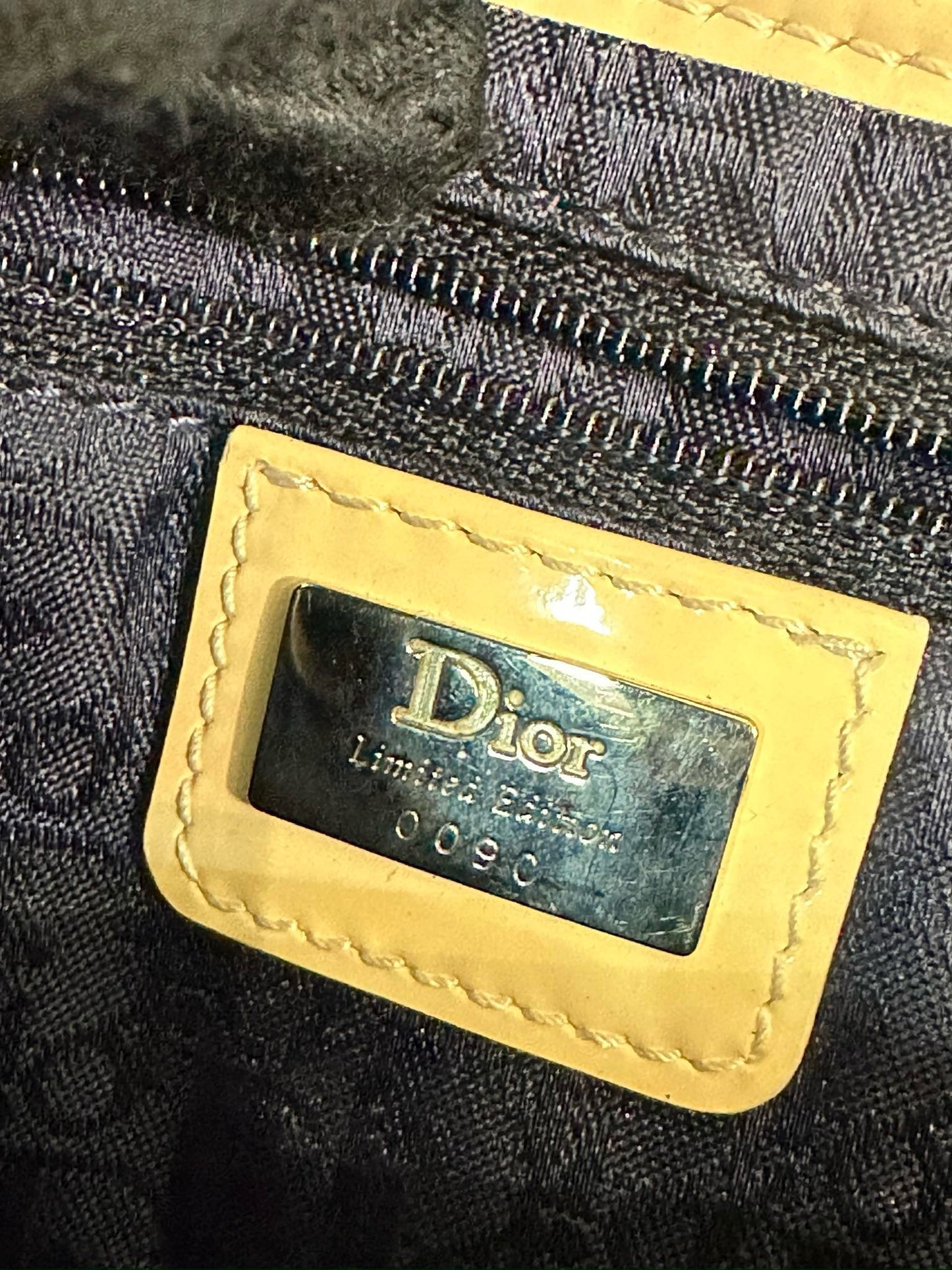 ￼Christian Dior Velour Adiorable 69 Saddle Bag 2006 year