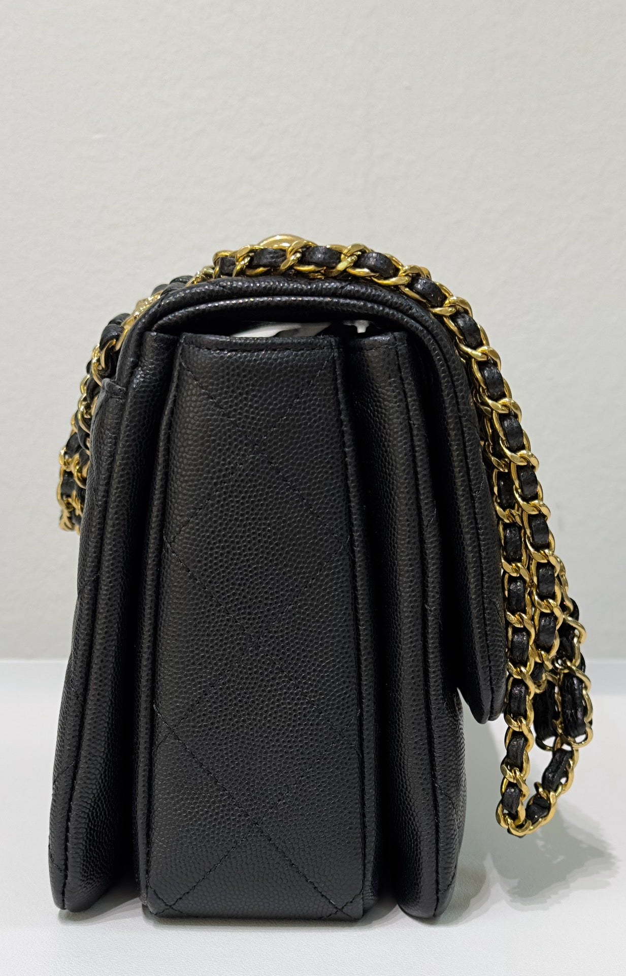 Chanel Caviar Quilted Coco First Flap Black 22K