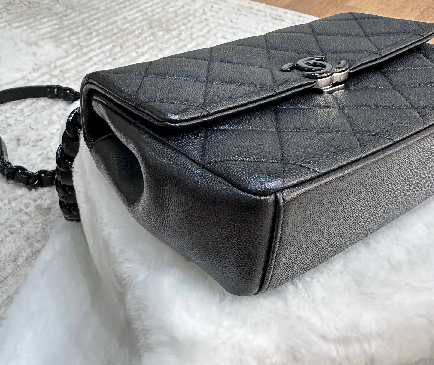 Chanel Caviar Quilted My Everything Small Flap So Black