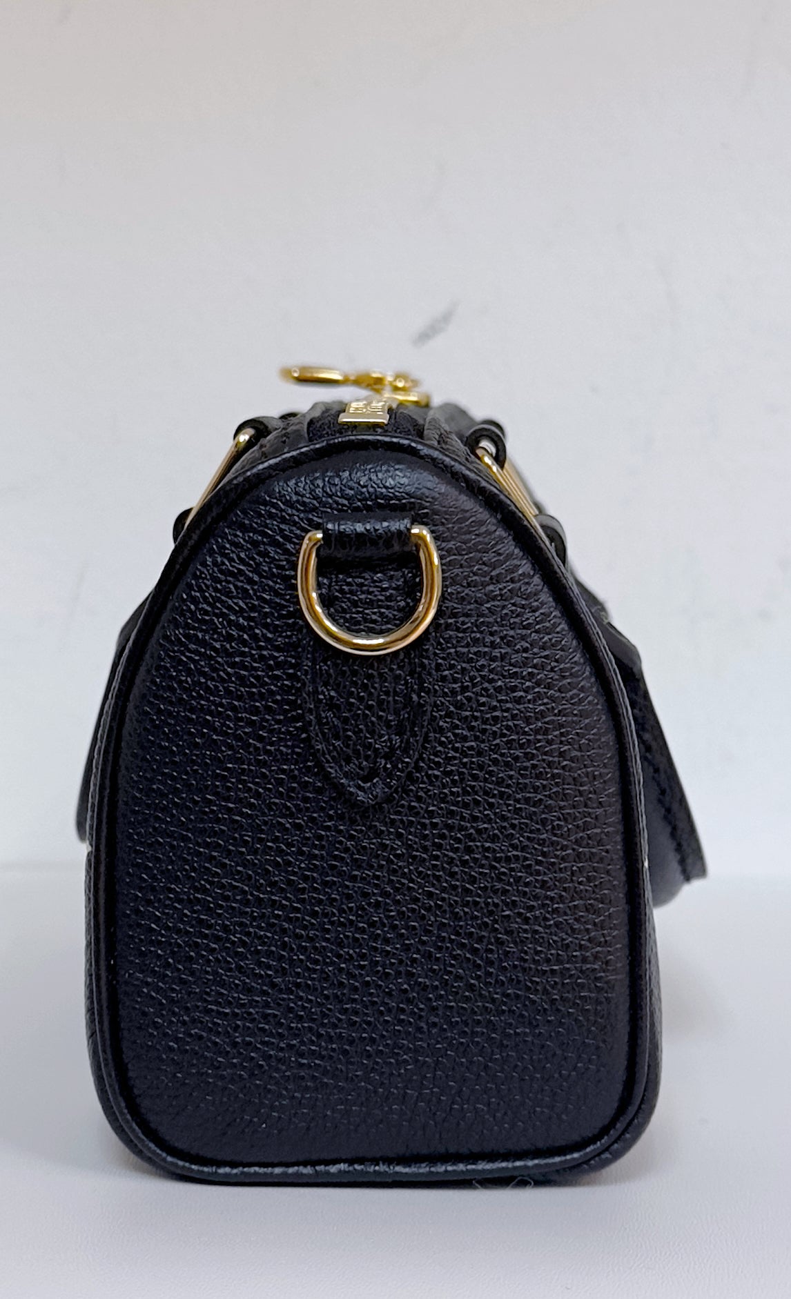 Louis Vuitton Speedy Bandouliere Nano Black Top Handle Bag in Monogram Empreinte Leather GHW