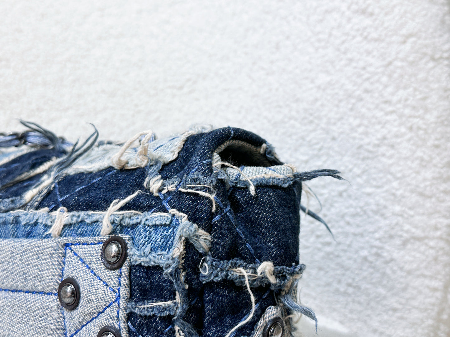 Chanel Blue Denim Paris Dallas Flap Bag Aged Silver Hardware, 2014