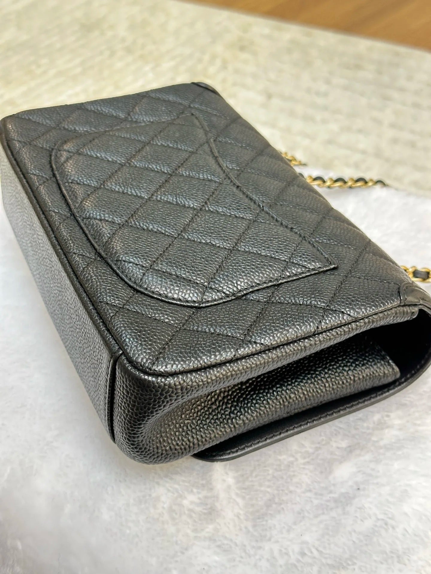 Chanel Caviar Quilted Small CC Filigree Flap Black