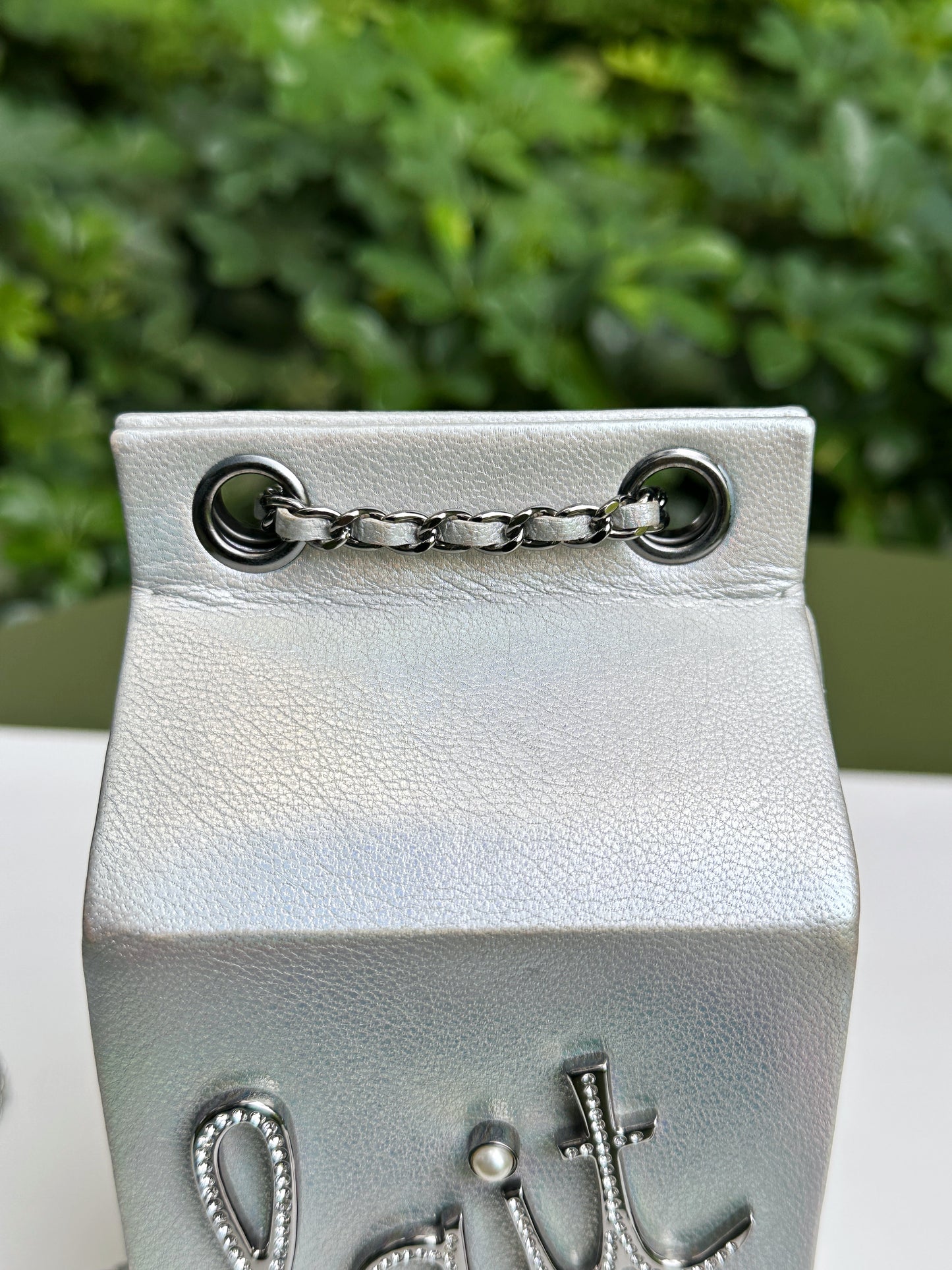 CHANEL RARE LIMITED EDITION LAIT DE COCO MILK CARTON BAG 2033 holo