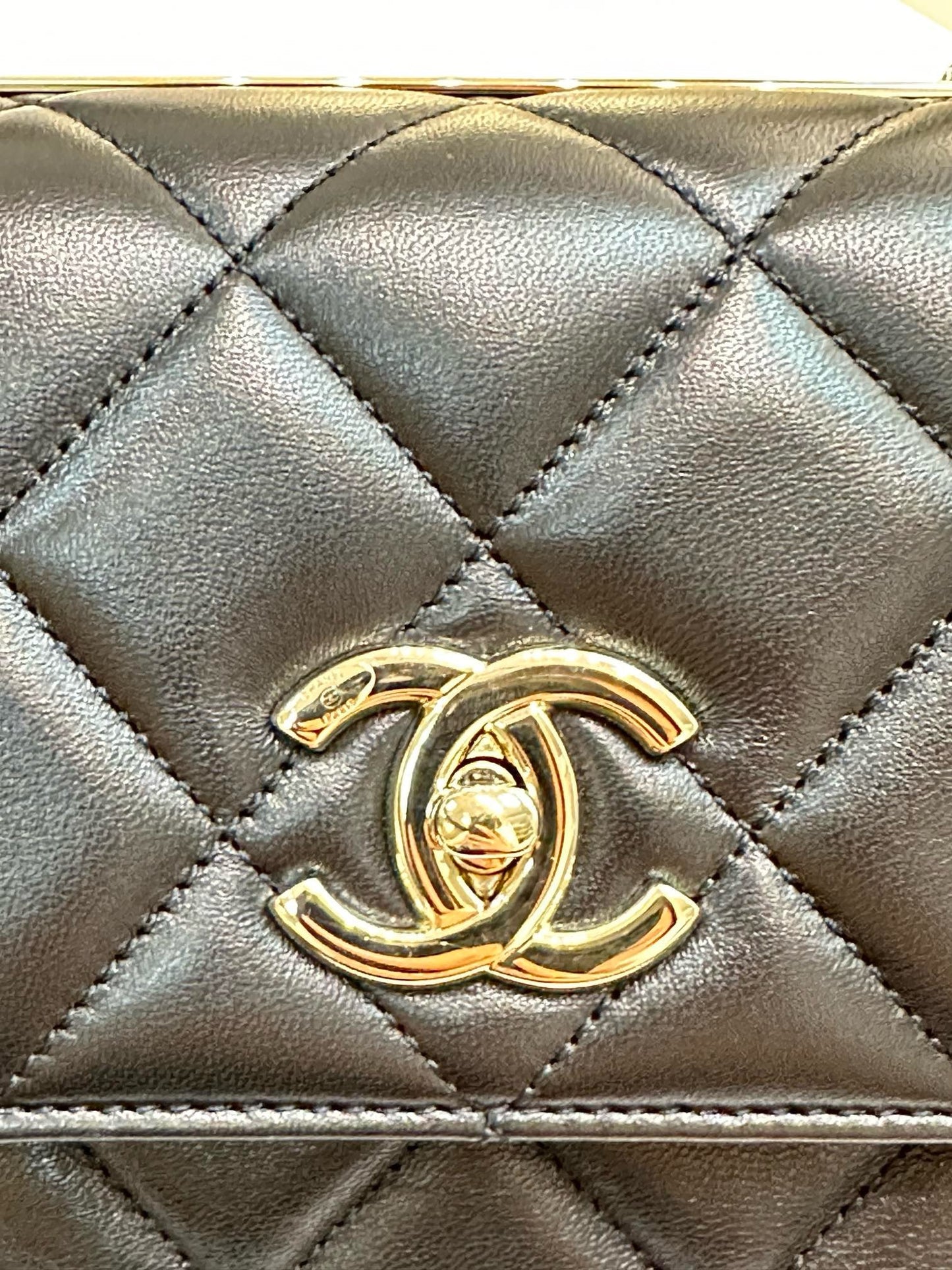 Chanel Small Trendy Flap Bag Black LGHW