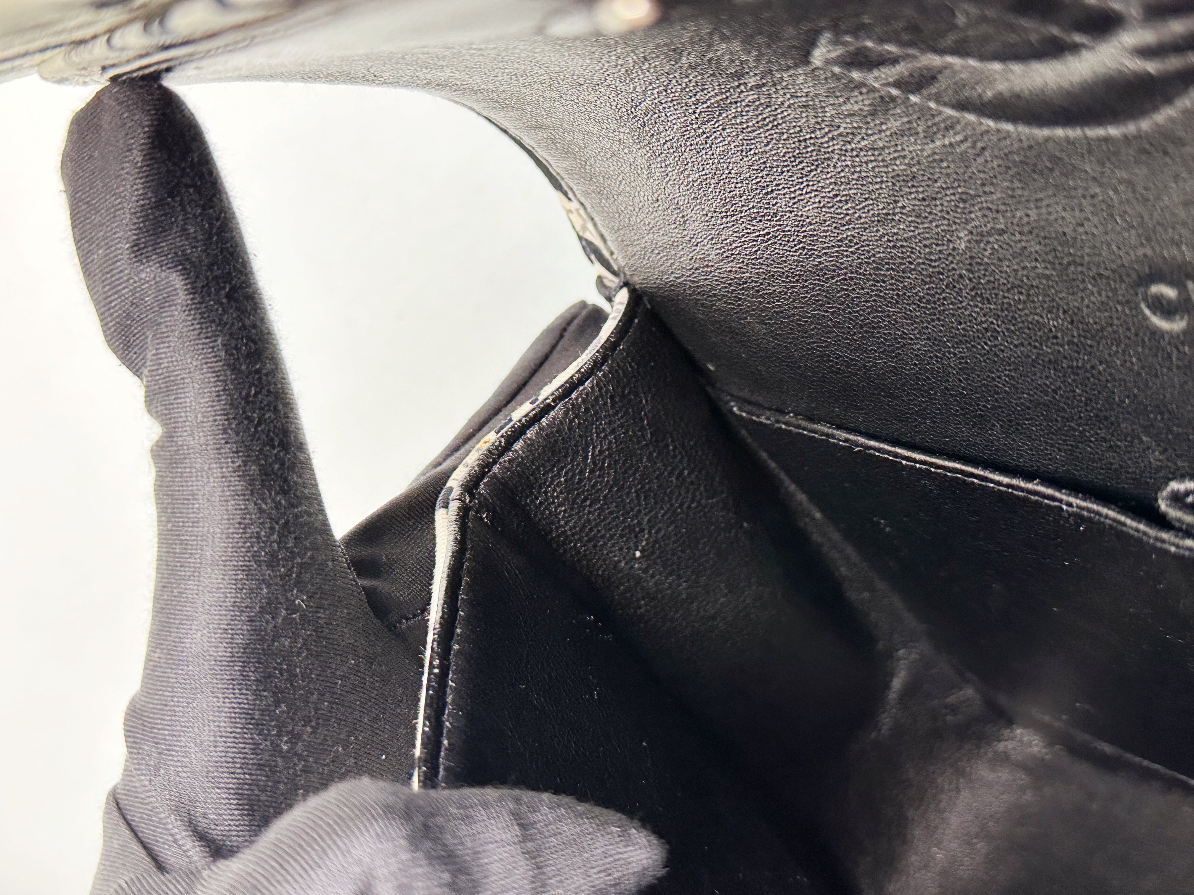 Chanel Canvas Coco Icons Medium Double Flap Bag Black White 827 holo card