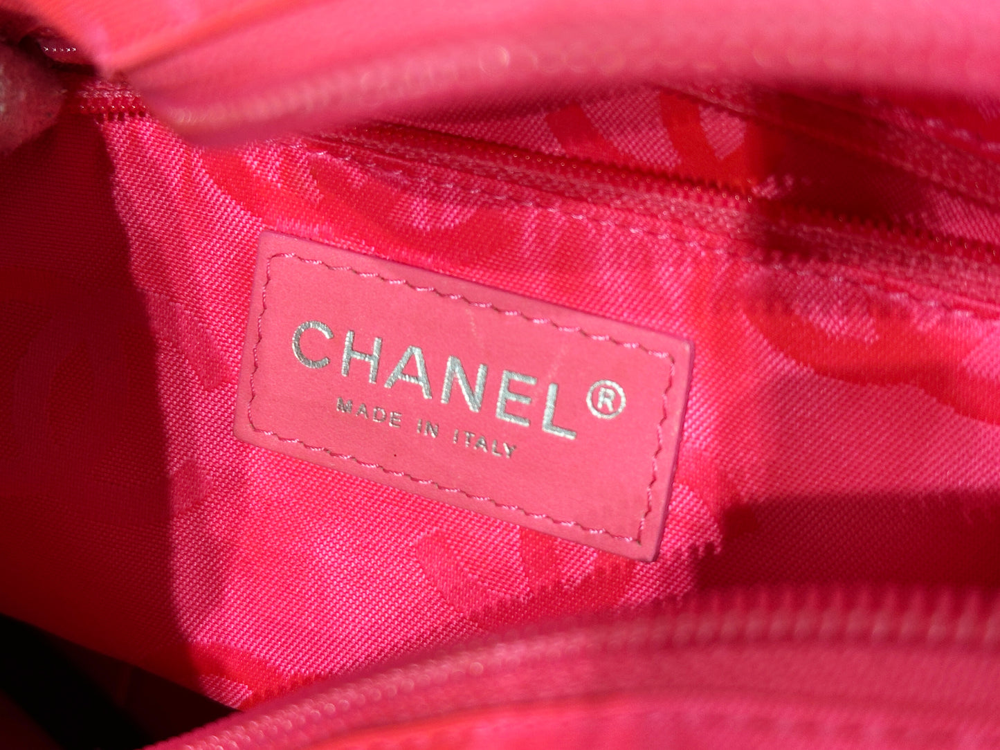 Chanel Calfskin Cambon Line Medium Tote Bag Black 1531 holo