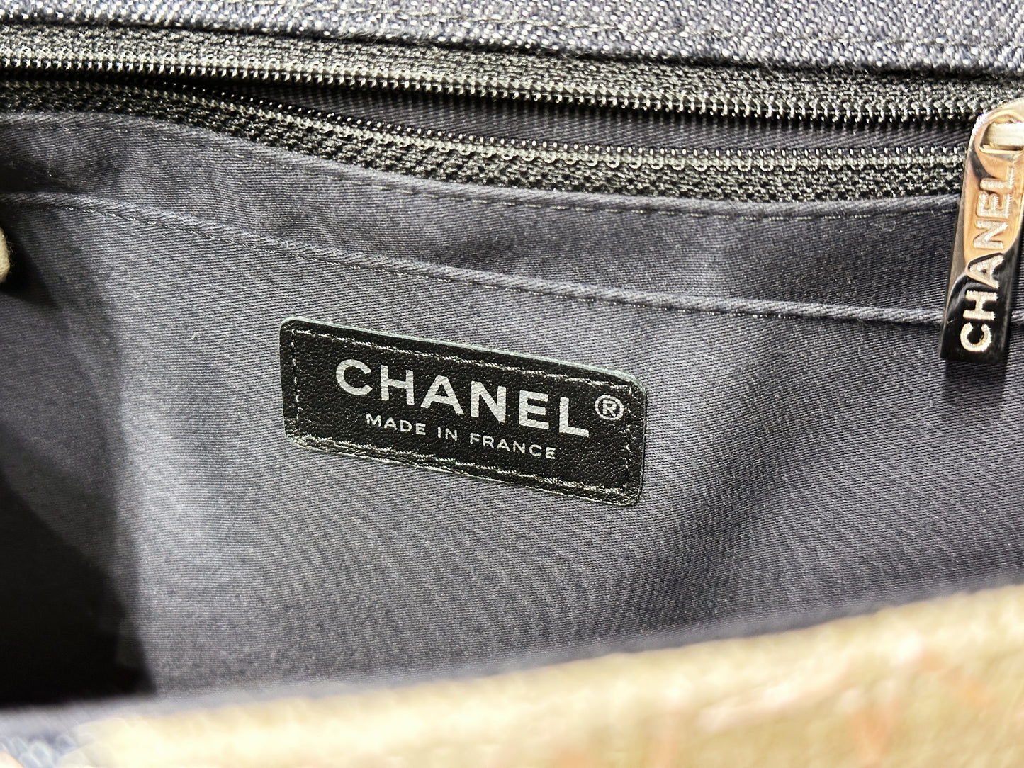 CHANEL TIMELESS PATCHWORK MULTICOLOR JUMBO SINGLE FLAP BAG 1630 holo card