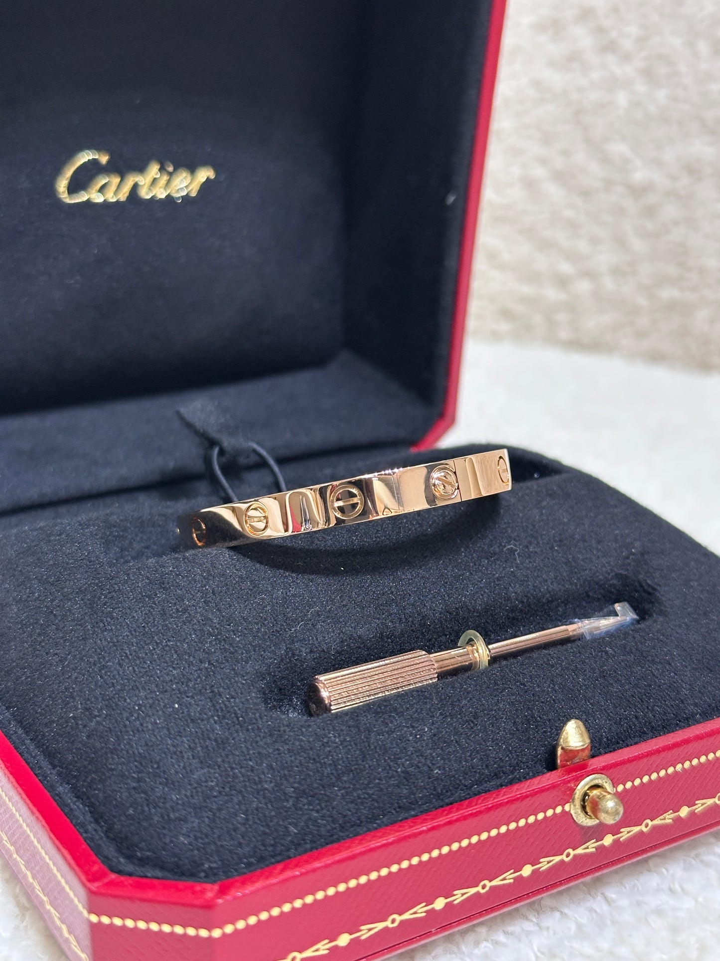 Cartier Love Bracelet Classic Model 18K Yellow Gold CFY XXX