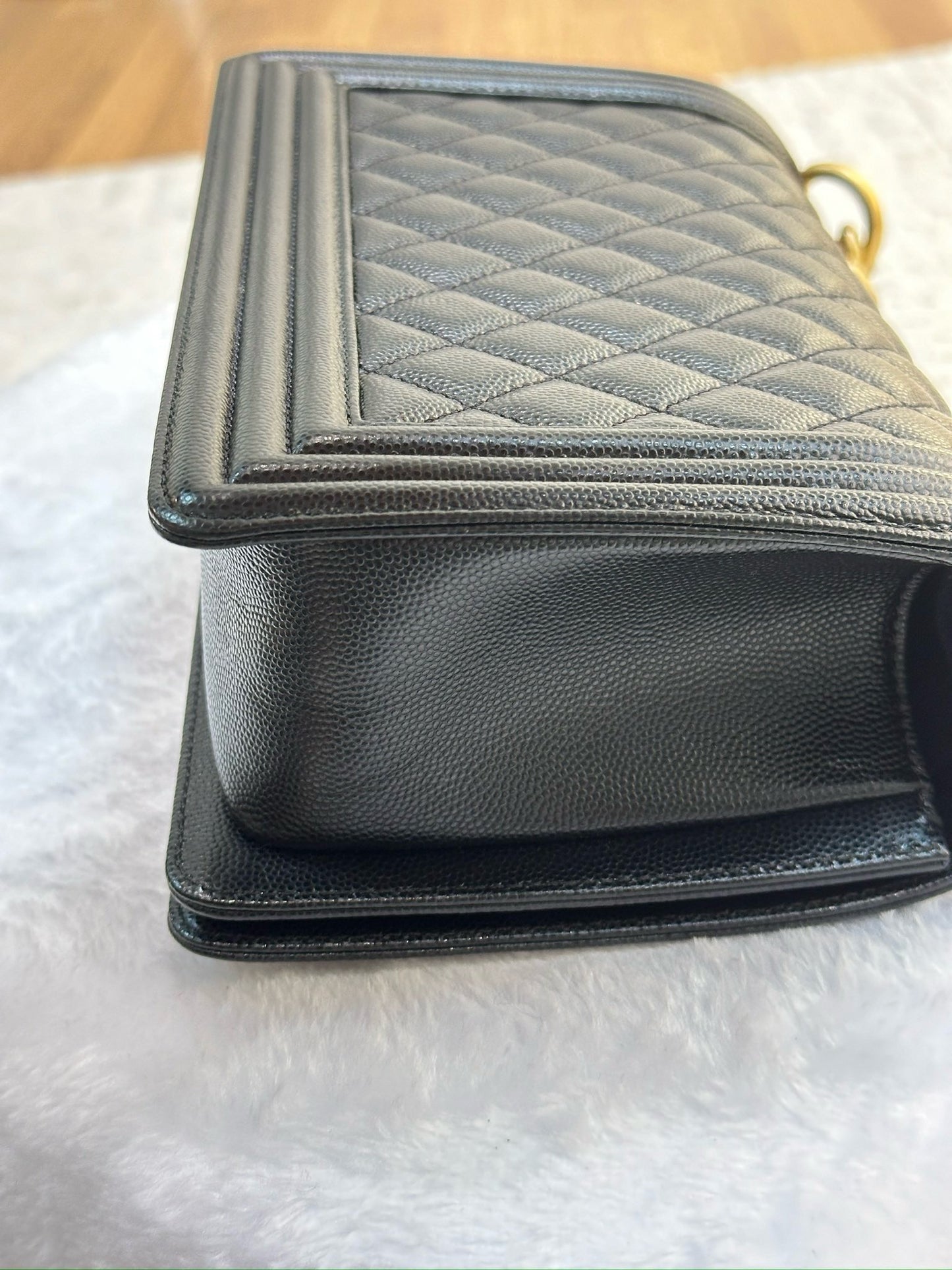 Chanel Medium Caviar LeBoy Bag Black GHW