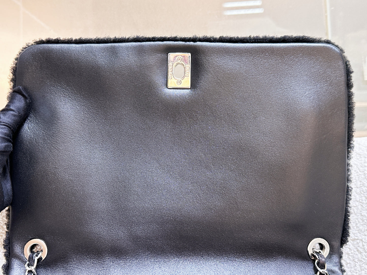 Chanel Jumbo Classic Flap  Maxi Pop Art No. 5 Caption Comic Lambskin Black Multicolor Bag 2030 holo