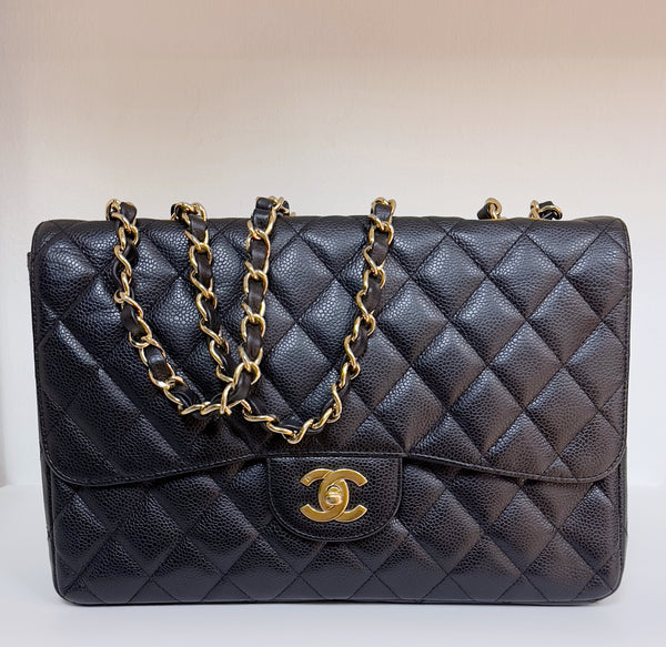 jumbo caviar chanel bag