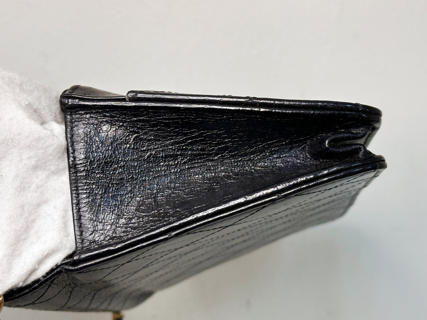 Chanel Golden Class Wallet on Chain Black 2650 holo card