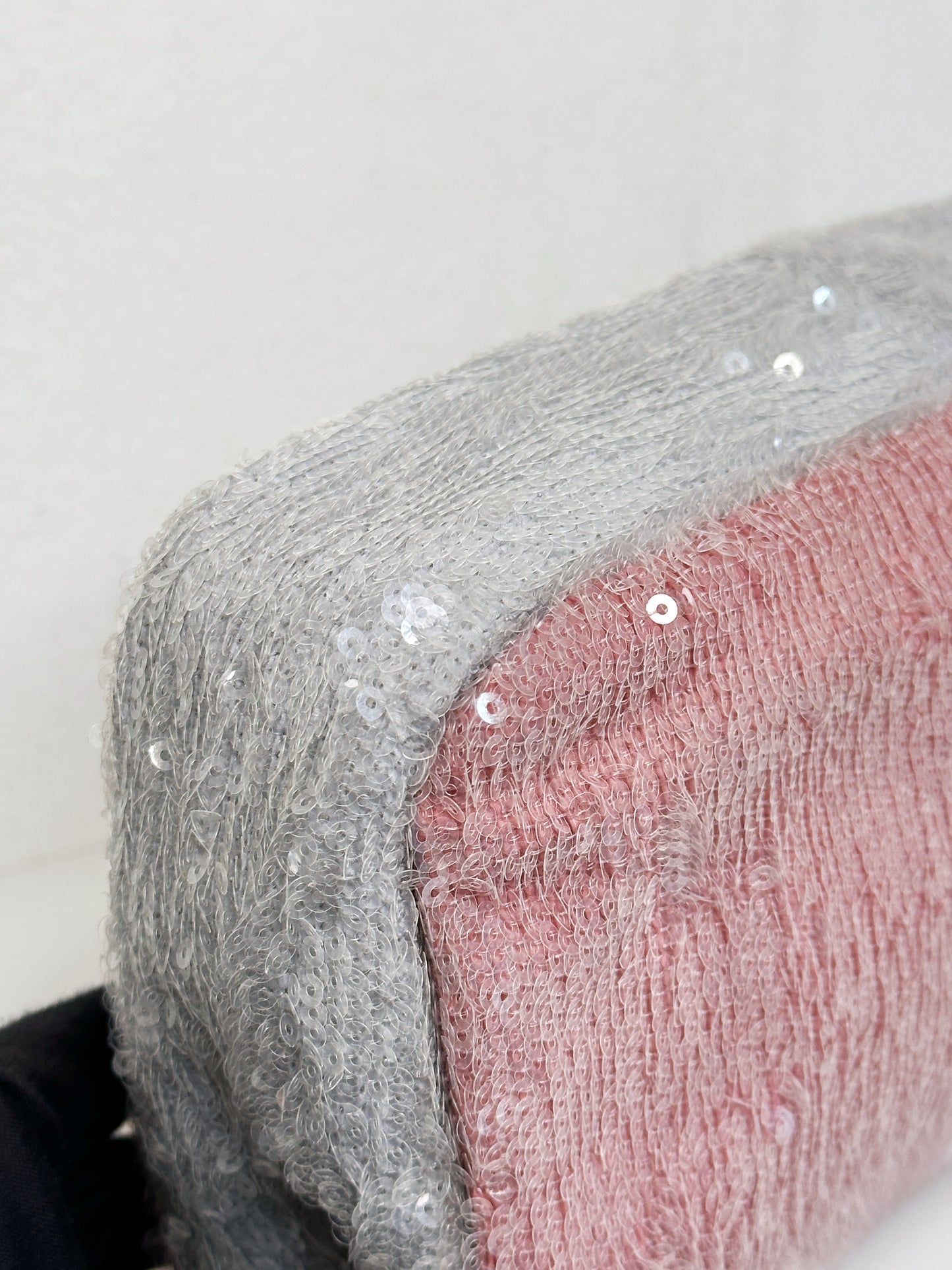 Chanel 18S Sequin Mini Waterfall Flap Pink Blue Yellow 2557 holo card