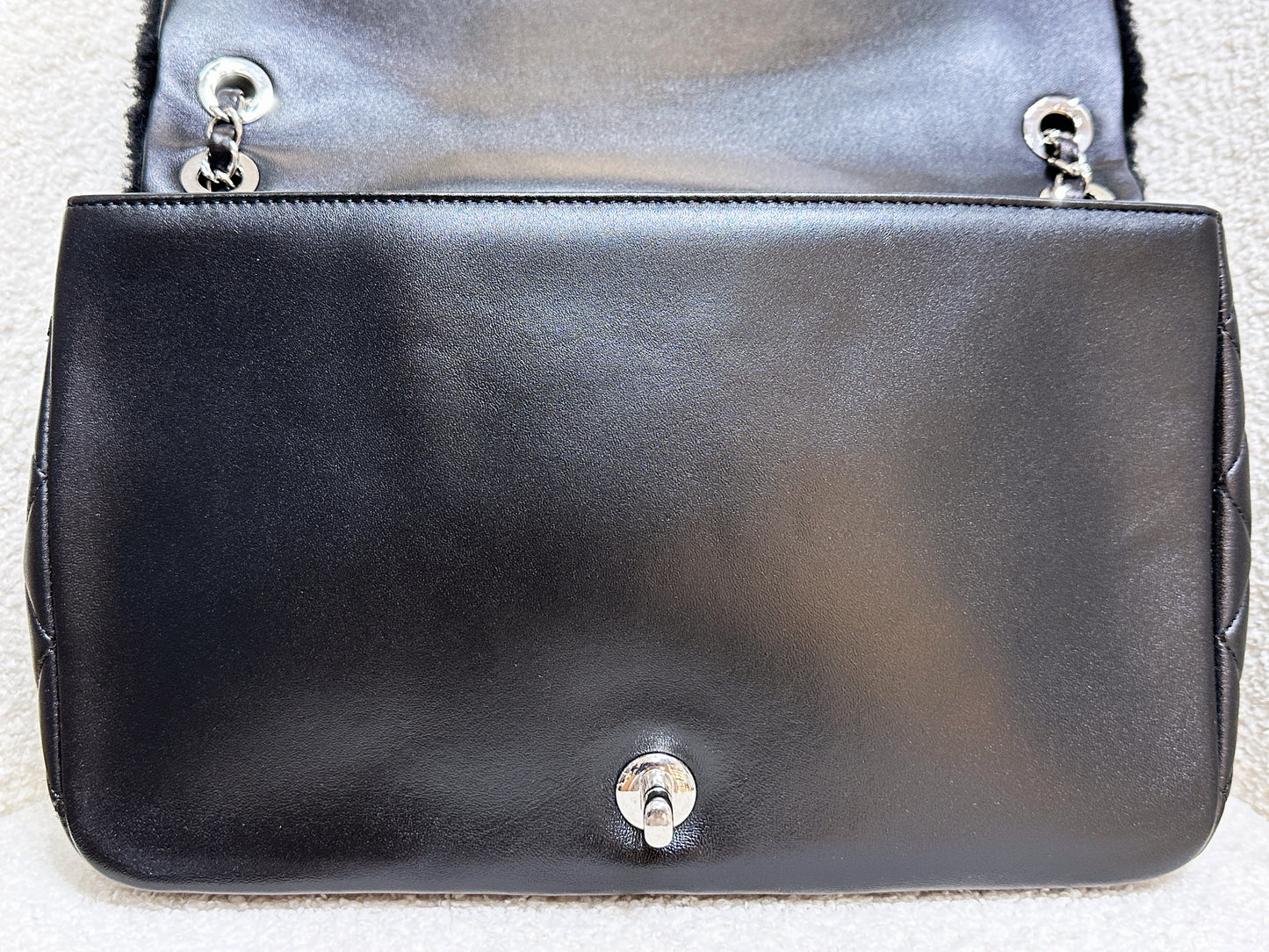 Chanel Jumbo Classic Flap  Maxi Pop Art No. 5 Caption Comic Lambskin Black Multicolor Bag 2030 holo