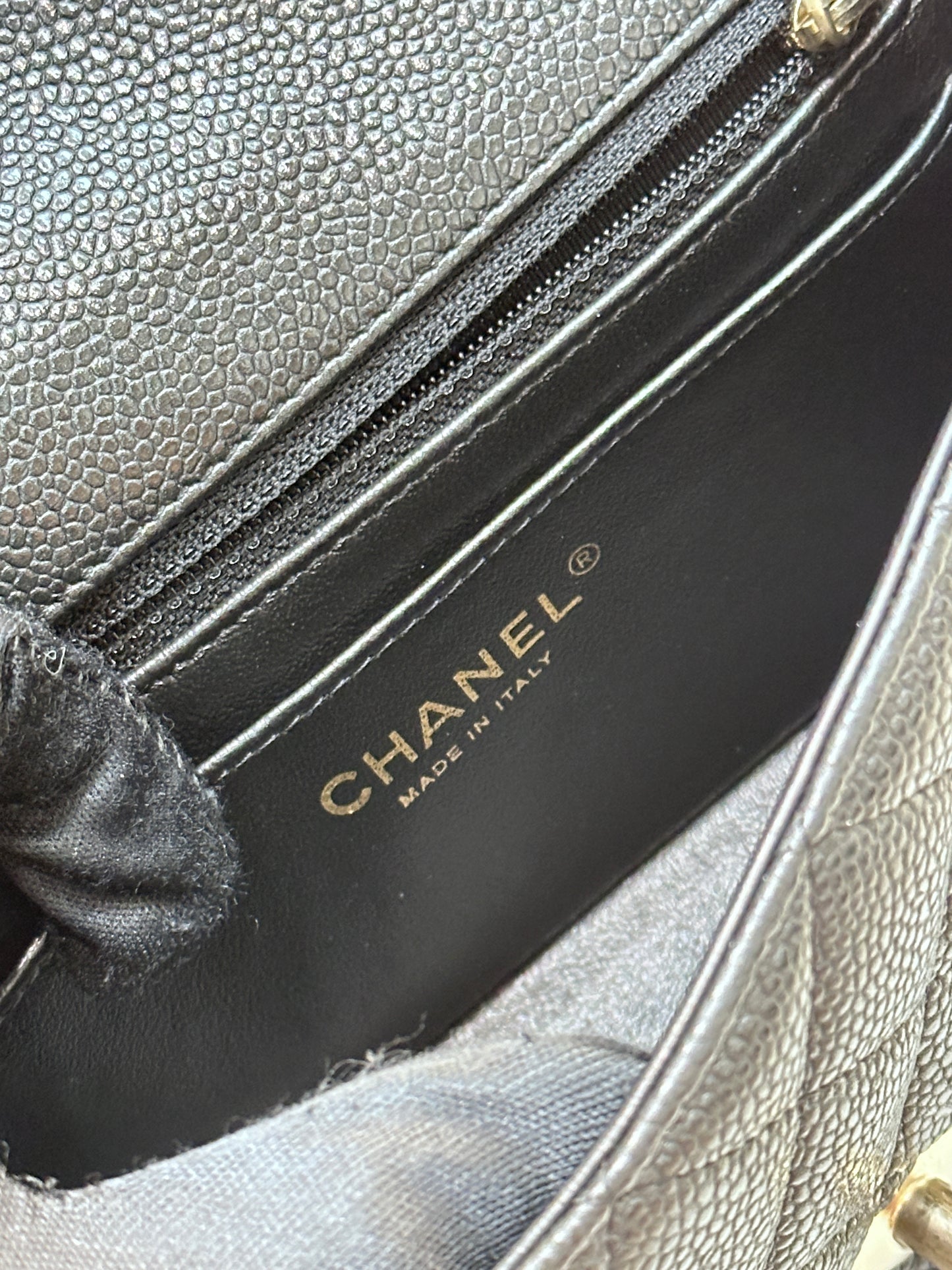 Chanel Classic Mini Rectangular Black Caviar