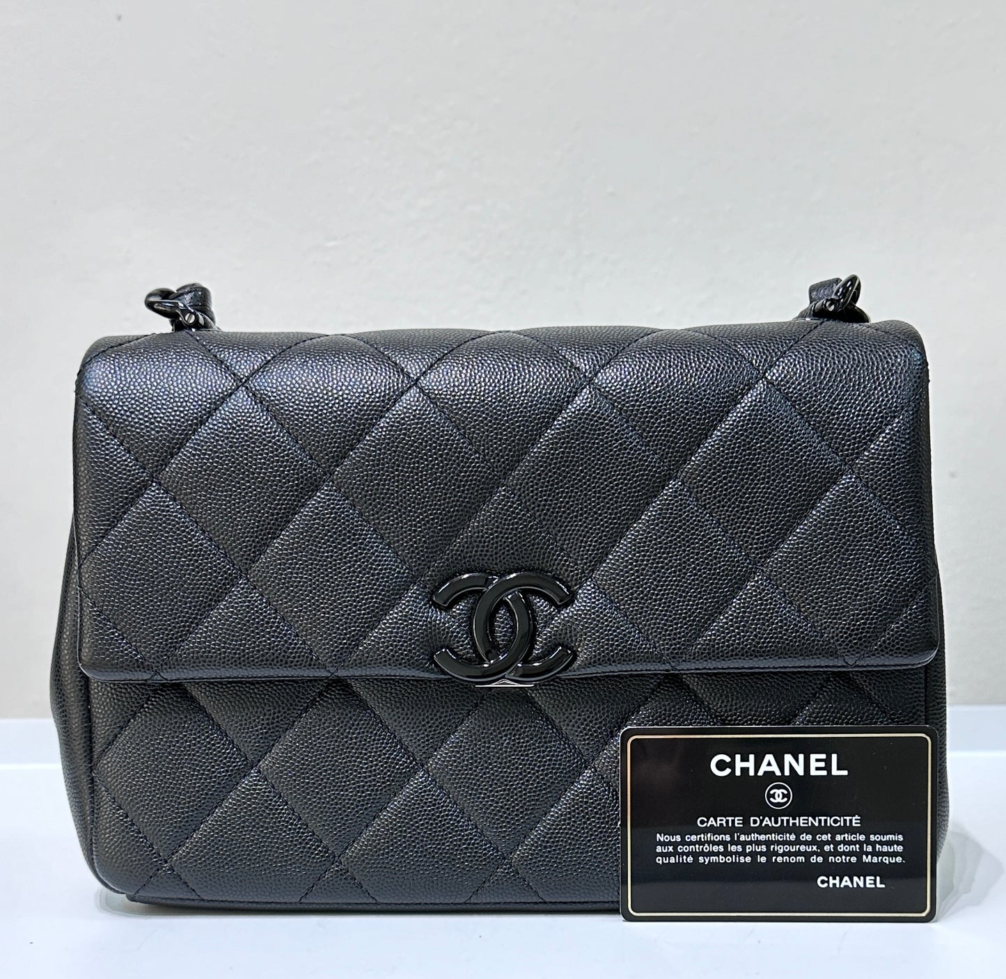 Chanel Caviar Quilted My Everything Small Flap So Black