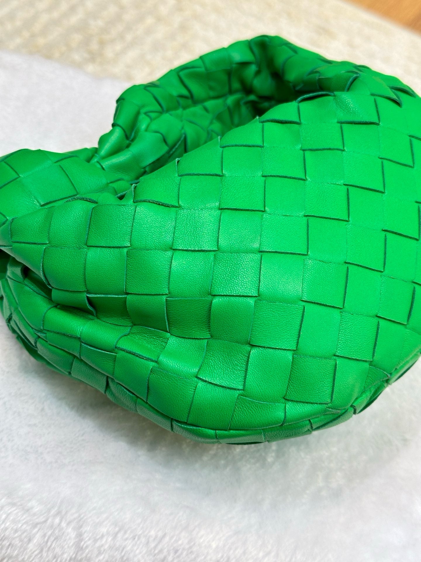 Bottega Venetia Mini Nappa Intrecciato Green GHW