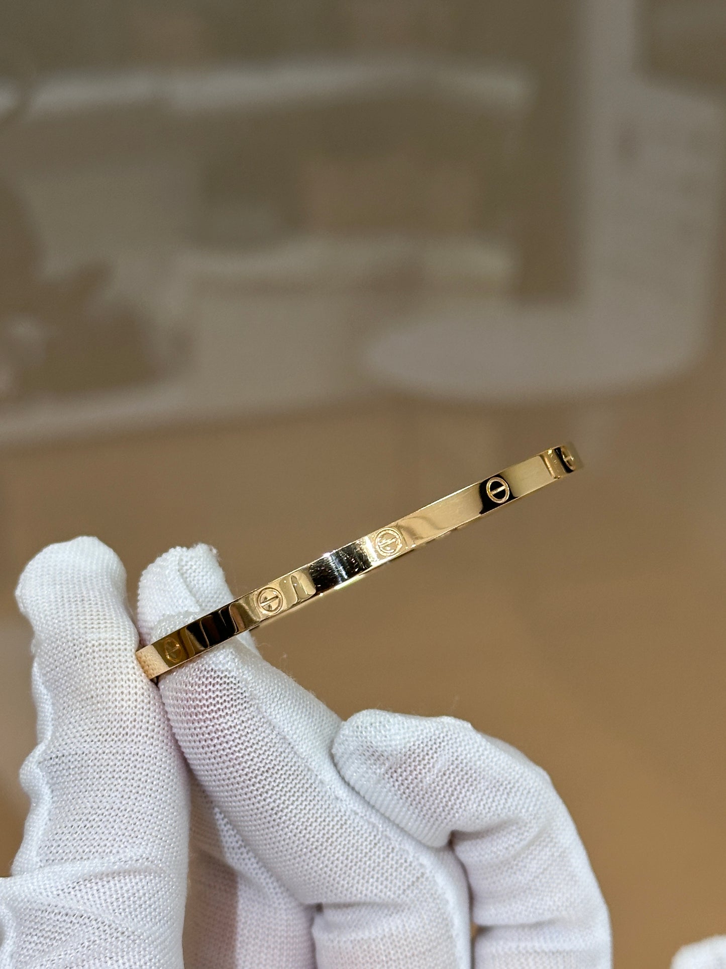 Cartier Love Bracelet Classic Model 18K Yellow Gold WZMXXX