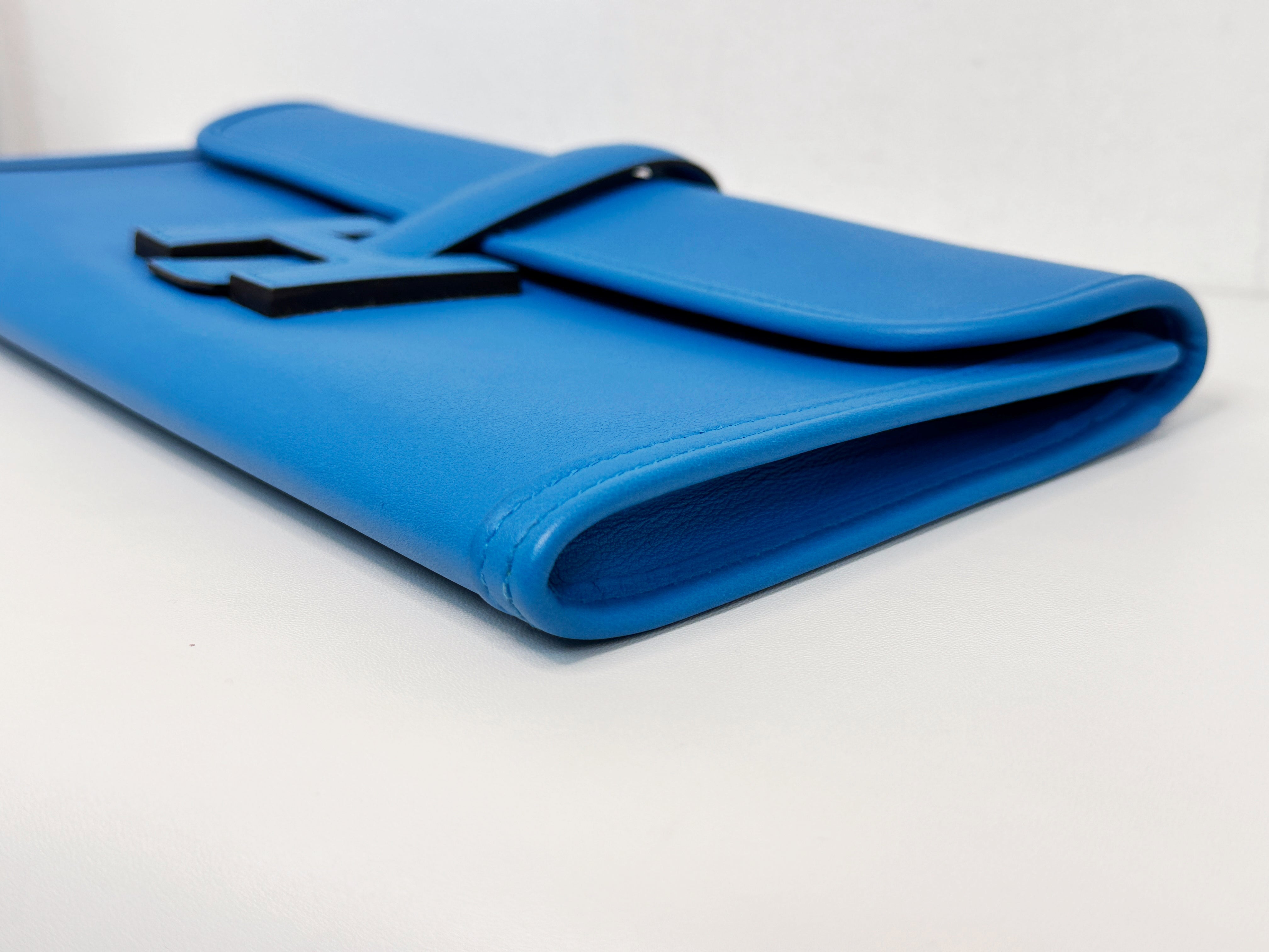 Hermes Jige Elan 29 Blue in Evercolor