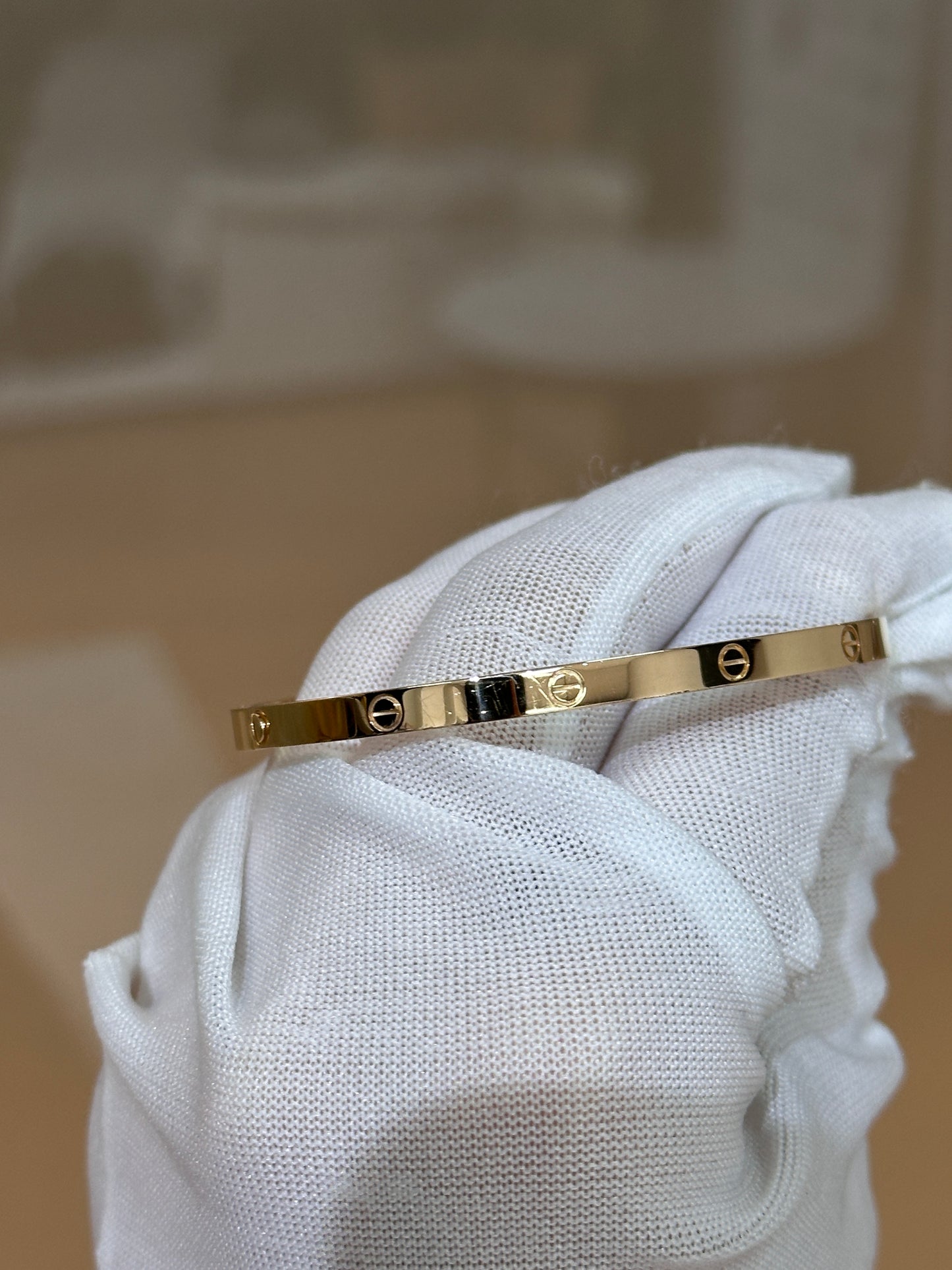 Cartier Love Bracelet Classic Model 18K Yellow Gold WZMXXX