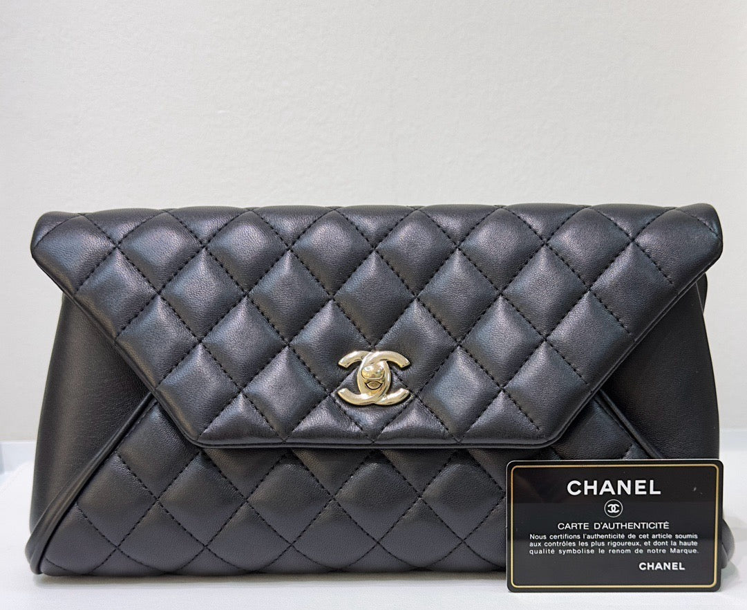 Chanel fold up again clutch sale