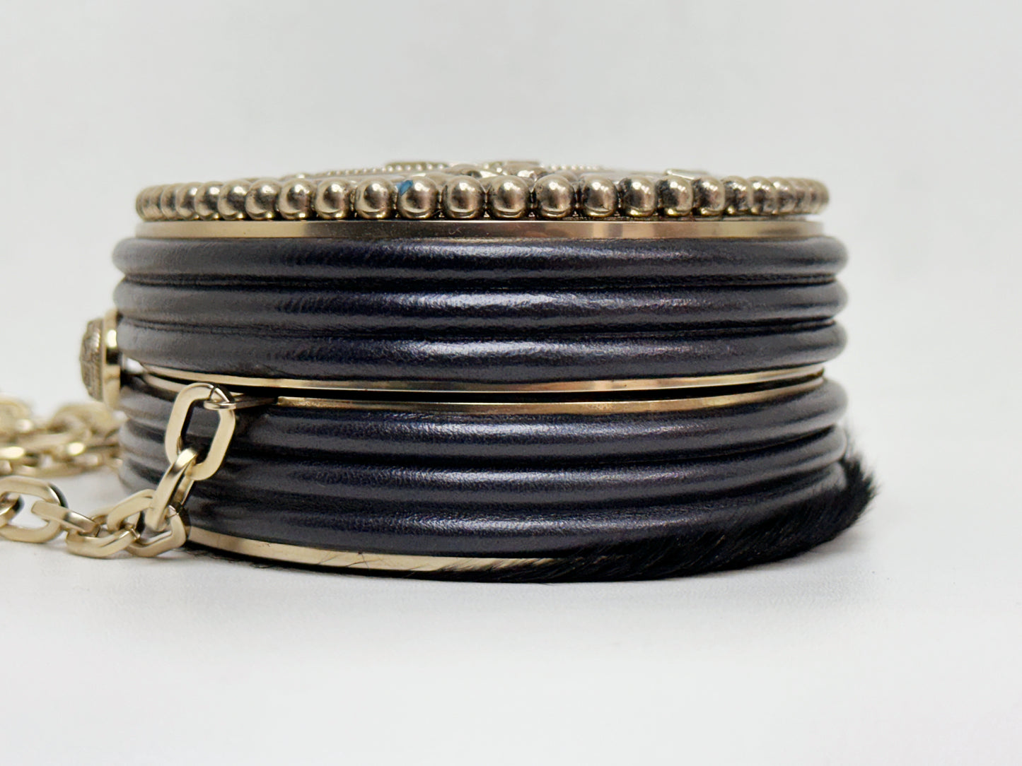 CHANEL 2014 PARIS-DALLAS MINAUDIERE CLUTCH 2018 holo card