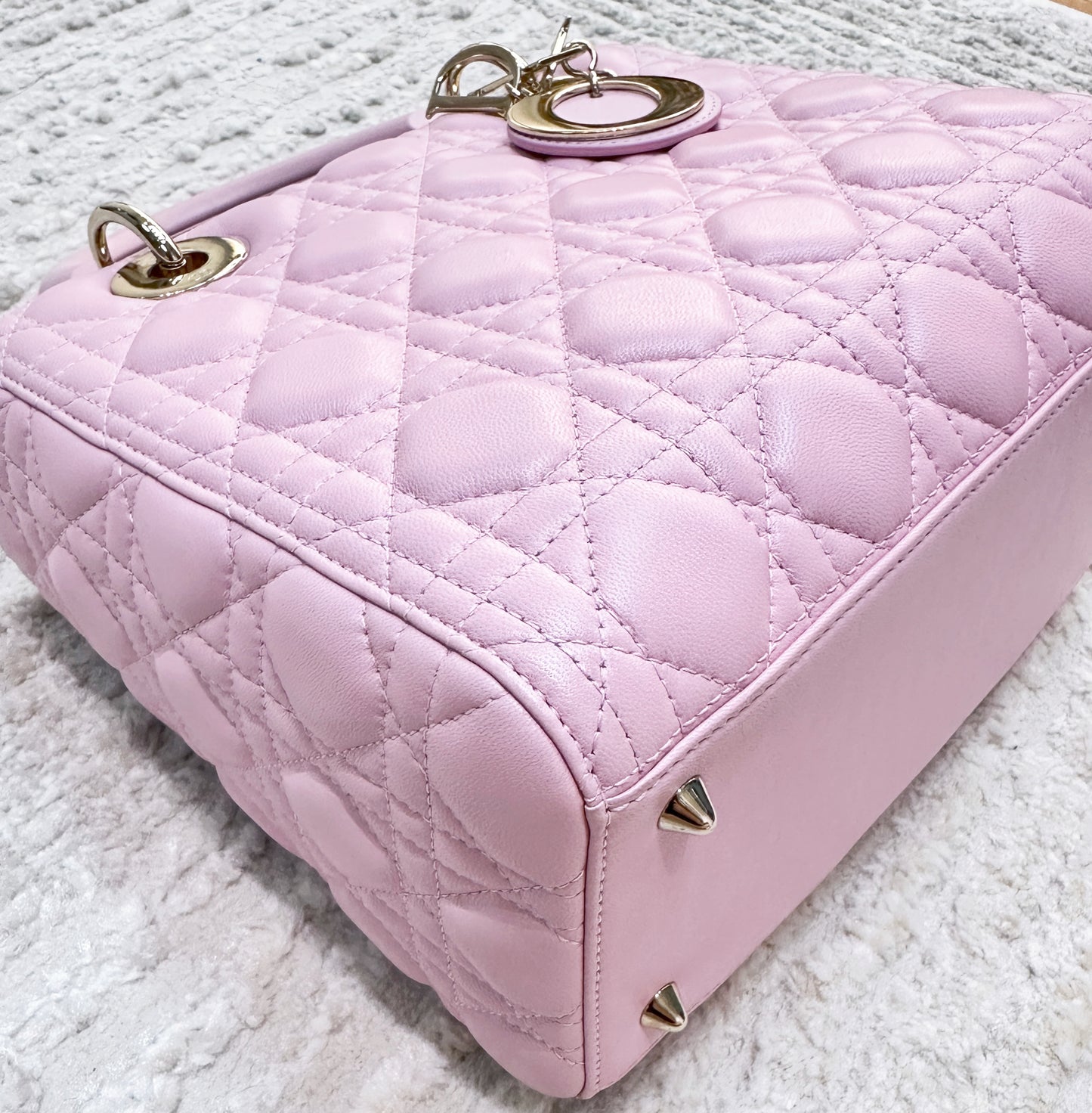 Christian Dior Medium Lady Dior Bag Pink