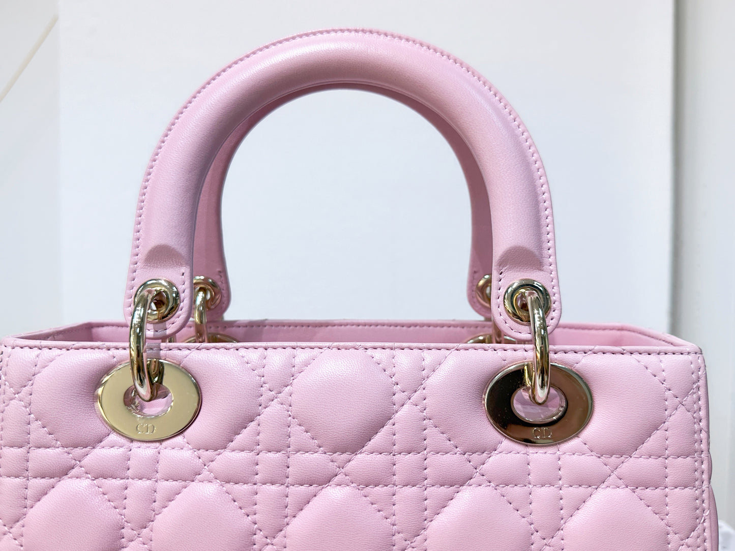 Christian Dior Medium Lady Dior Bag Pink