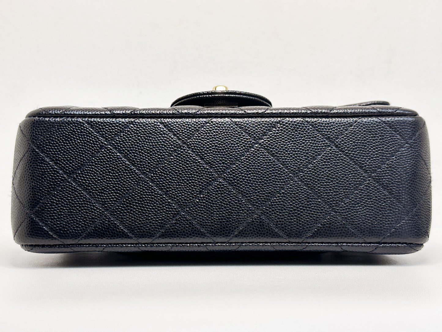 Chanel Mini Rectangular Classic Flap Black Bag 17B LGHW 2456 holo card