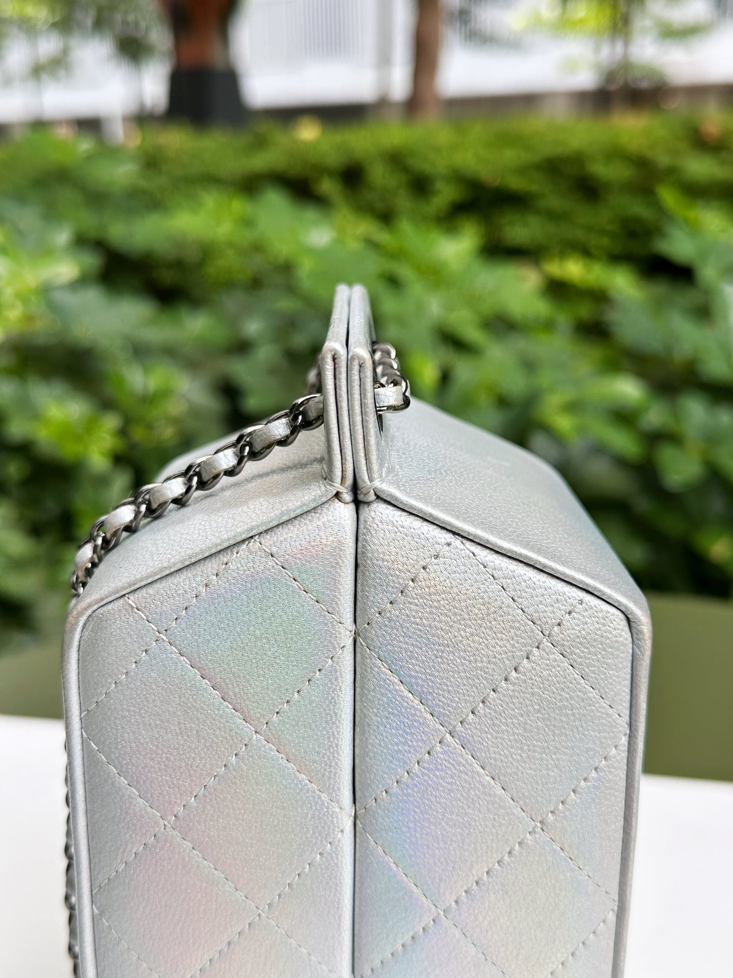 CHANEL RARE LIMITED EDITION LAIT DE COCO MILK CARTON BAG 2033 holo