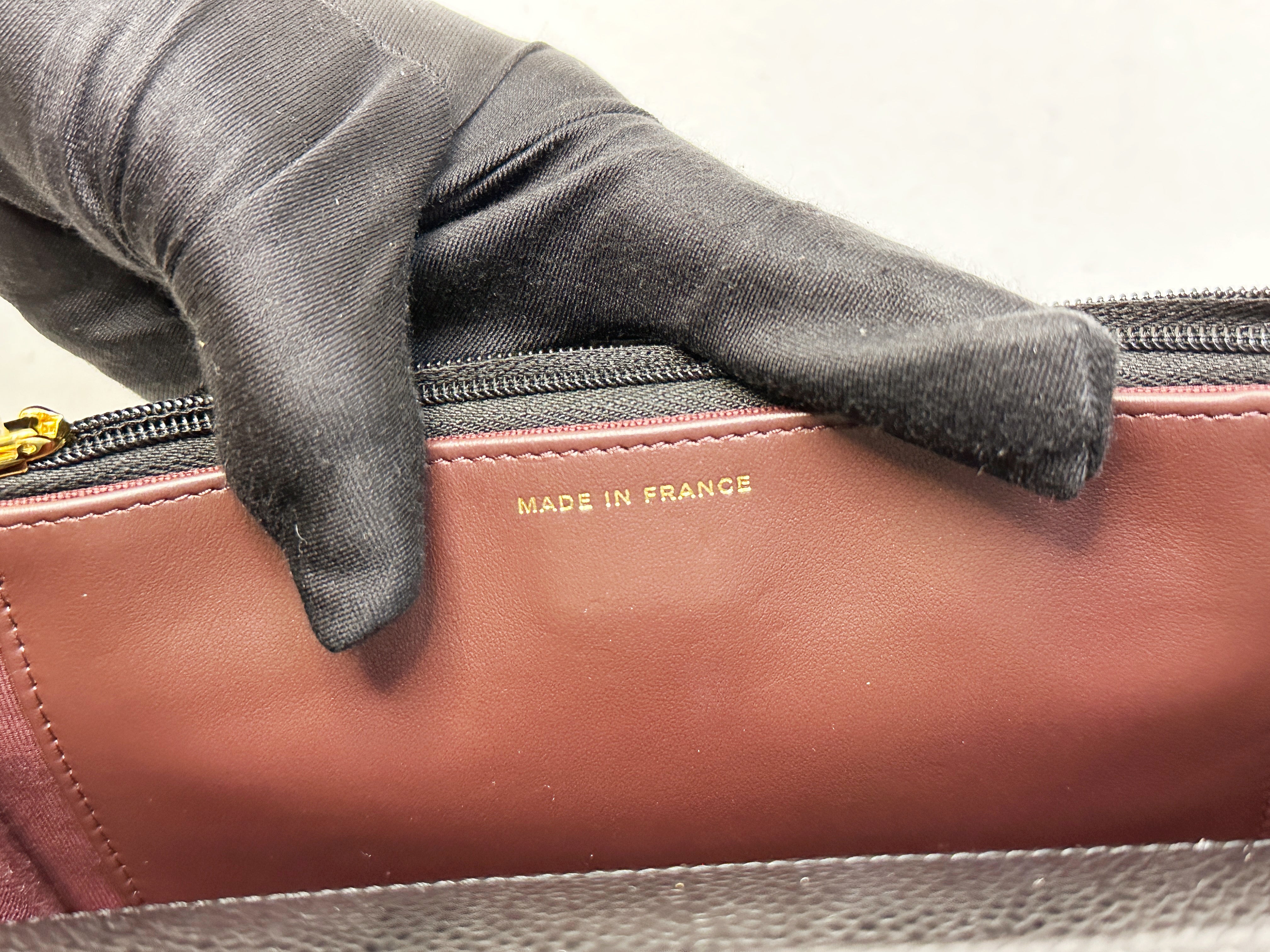 Chanel Classic Wallet on Chain Caviar Black GHW T876 microchip