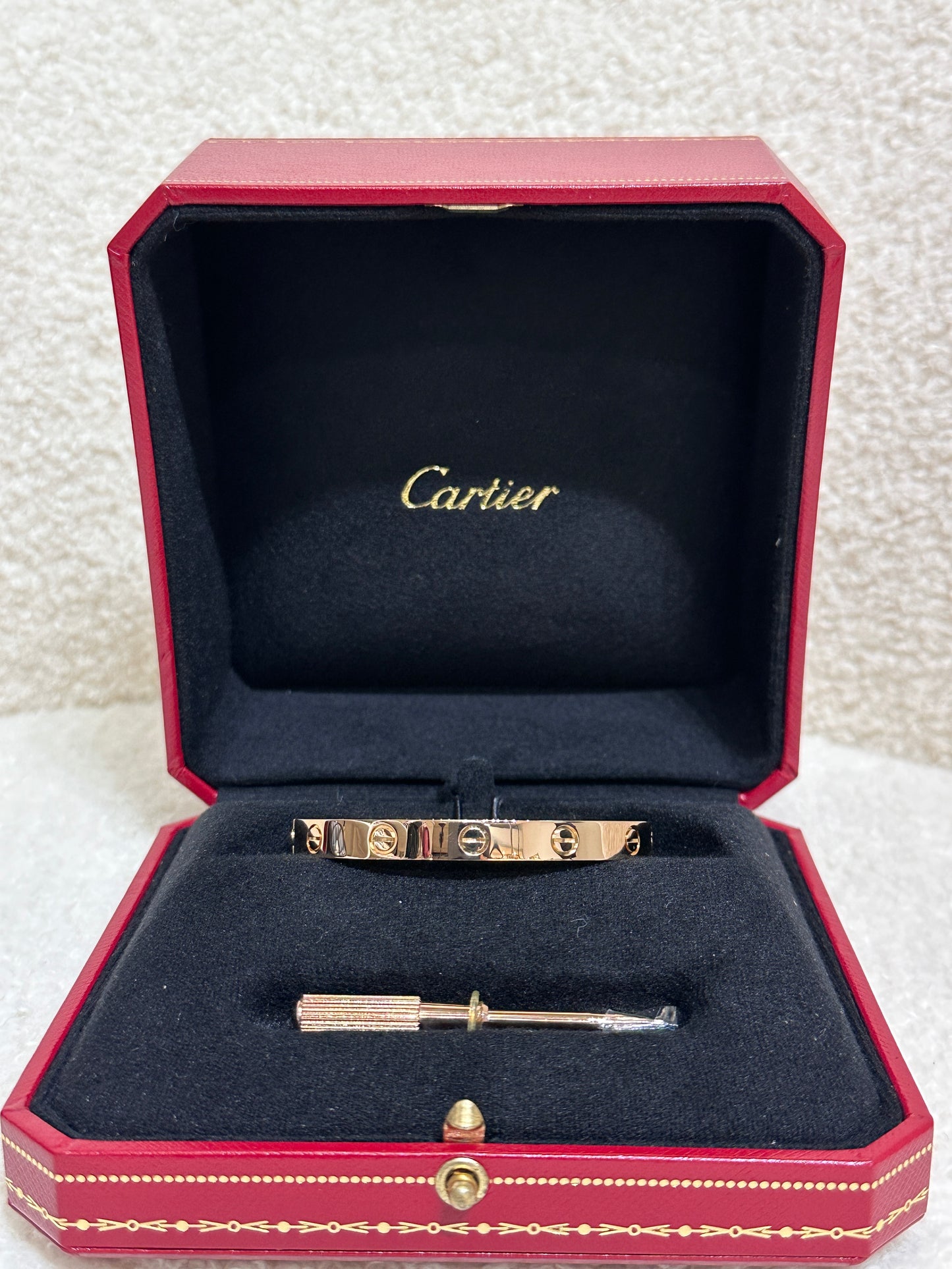 Cartier Love Bracelet Classic Model 18K Yellow Gold CFY XXX