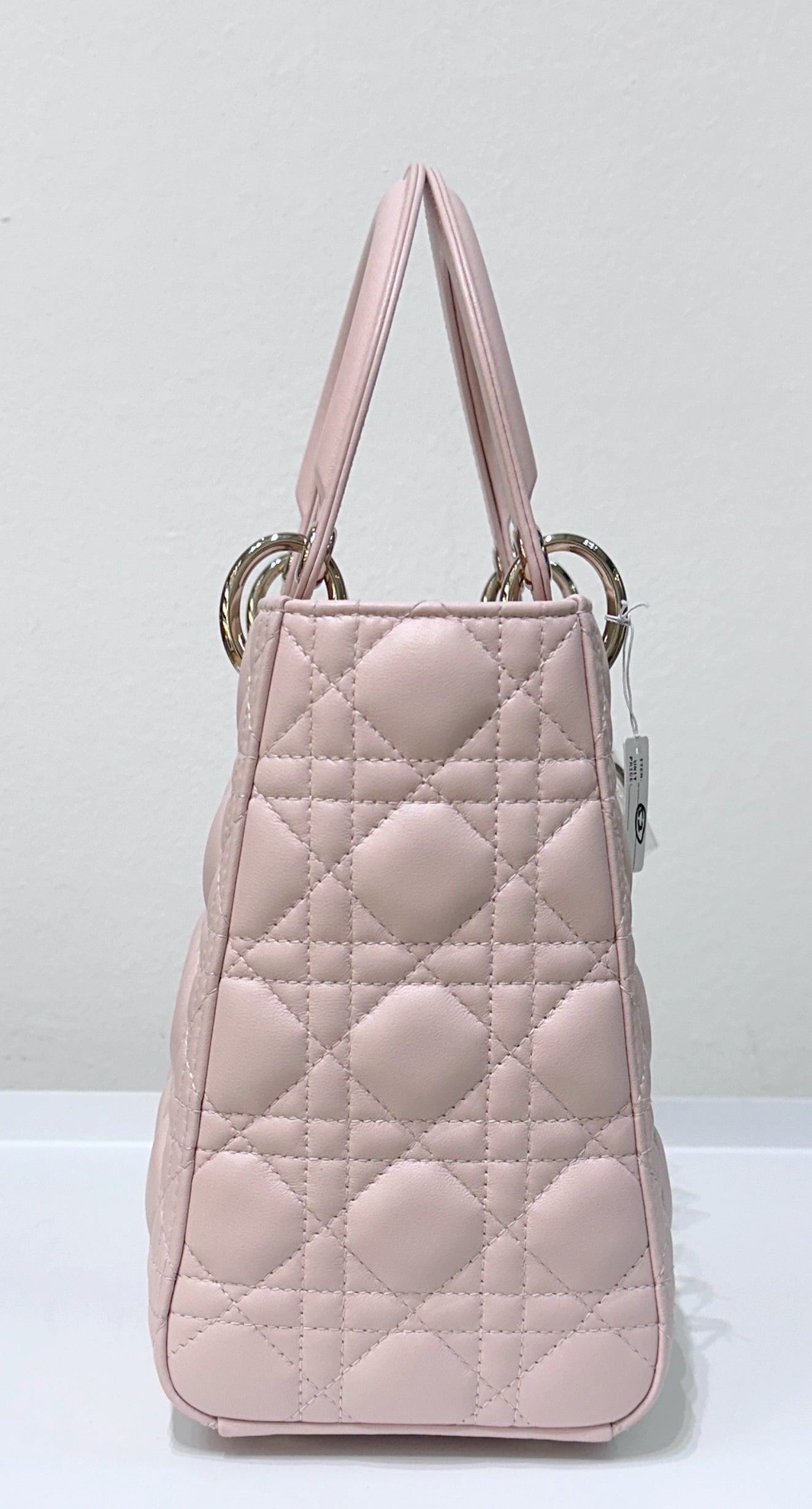 My Lady Medium Lady Dior Bag Pink Cannage Lambskin Flap Bag