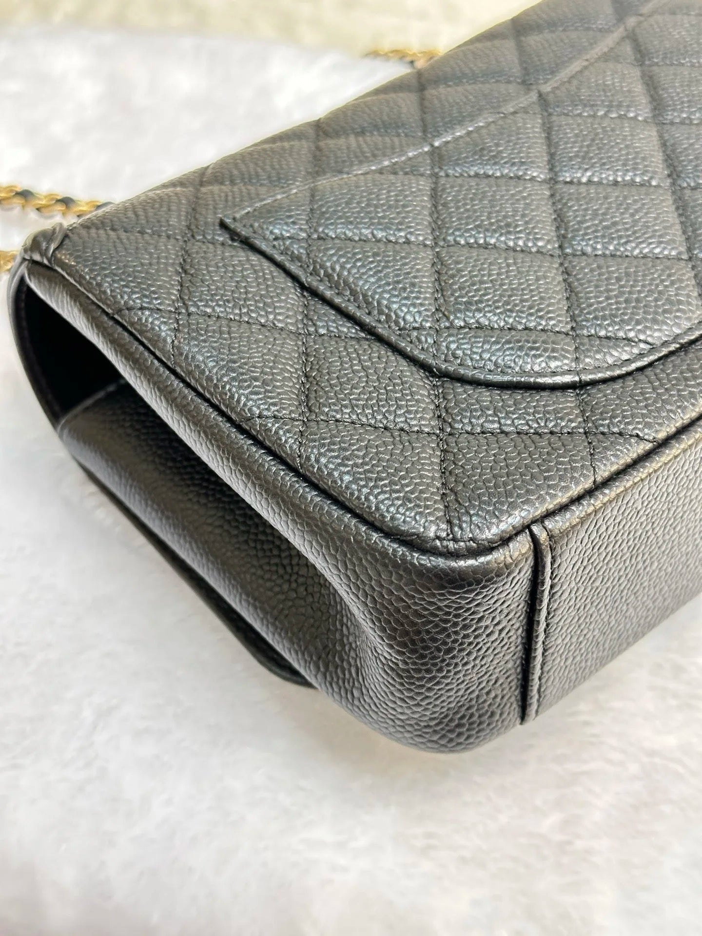 Chanel Caviar Quilted Small CC Filigree Flap Black