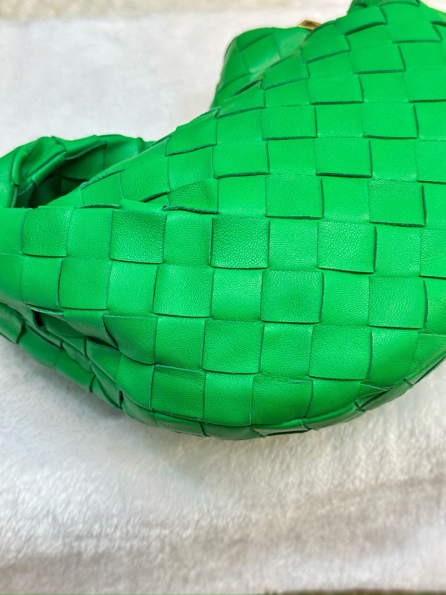 Bottega Venetia Mini Nappa Intrecciato Green GHW