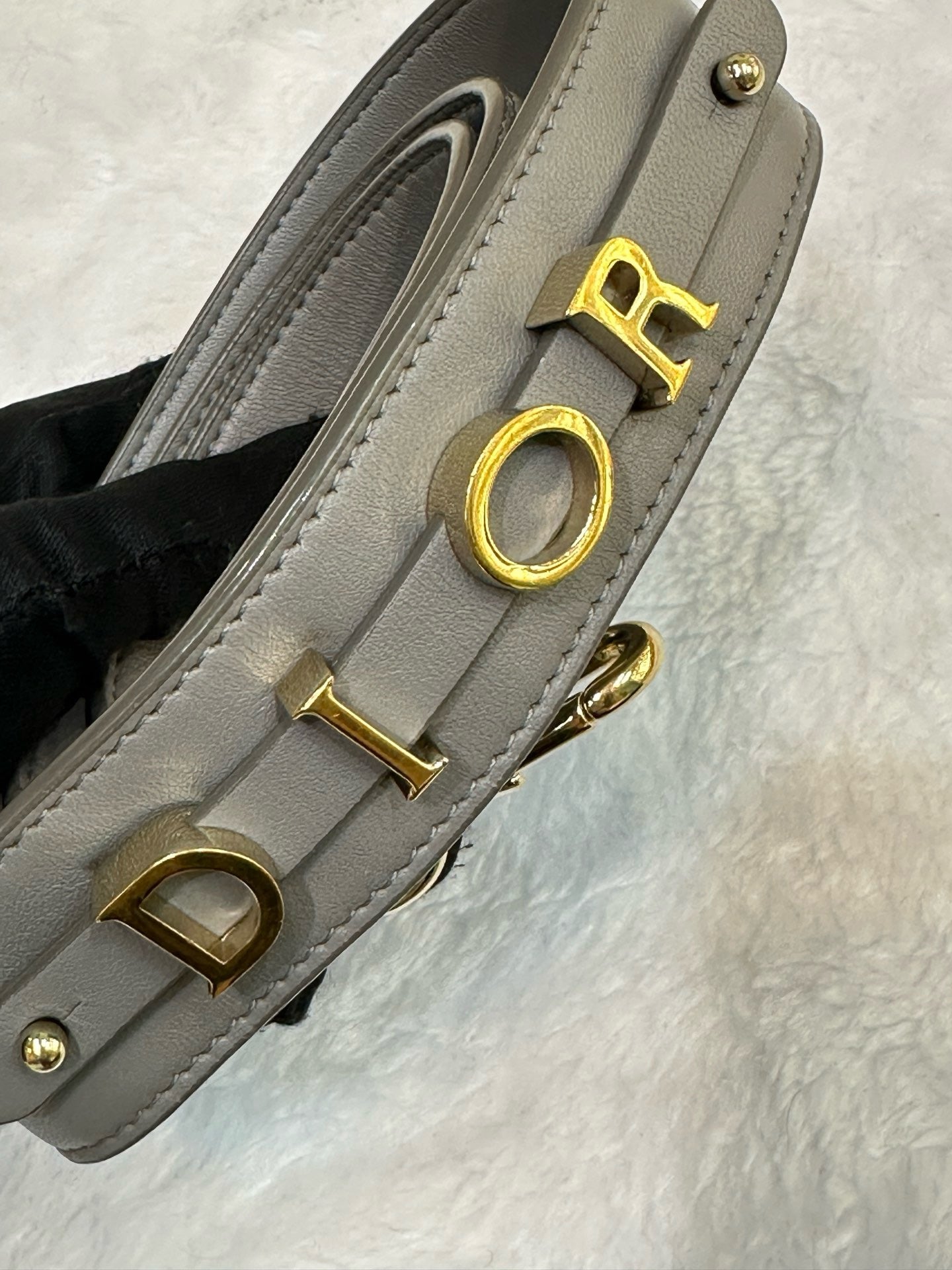 Dior Small Lady Dior My ABCDior Cannage Lambskin Gray 2019year