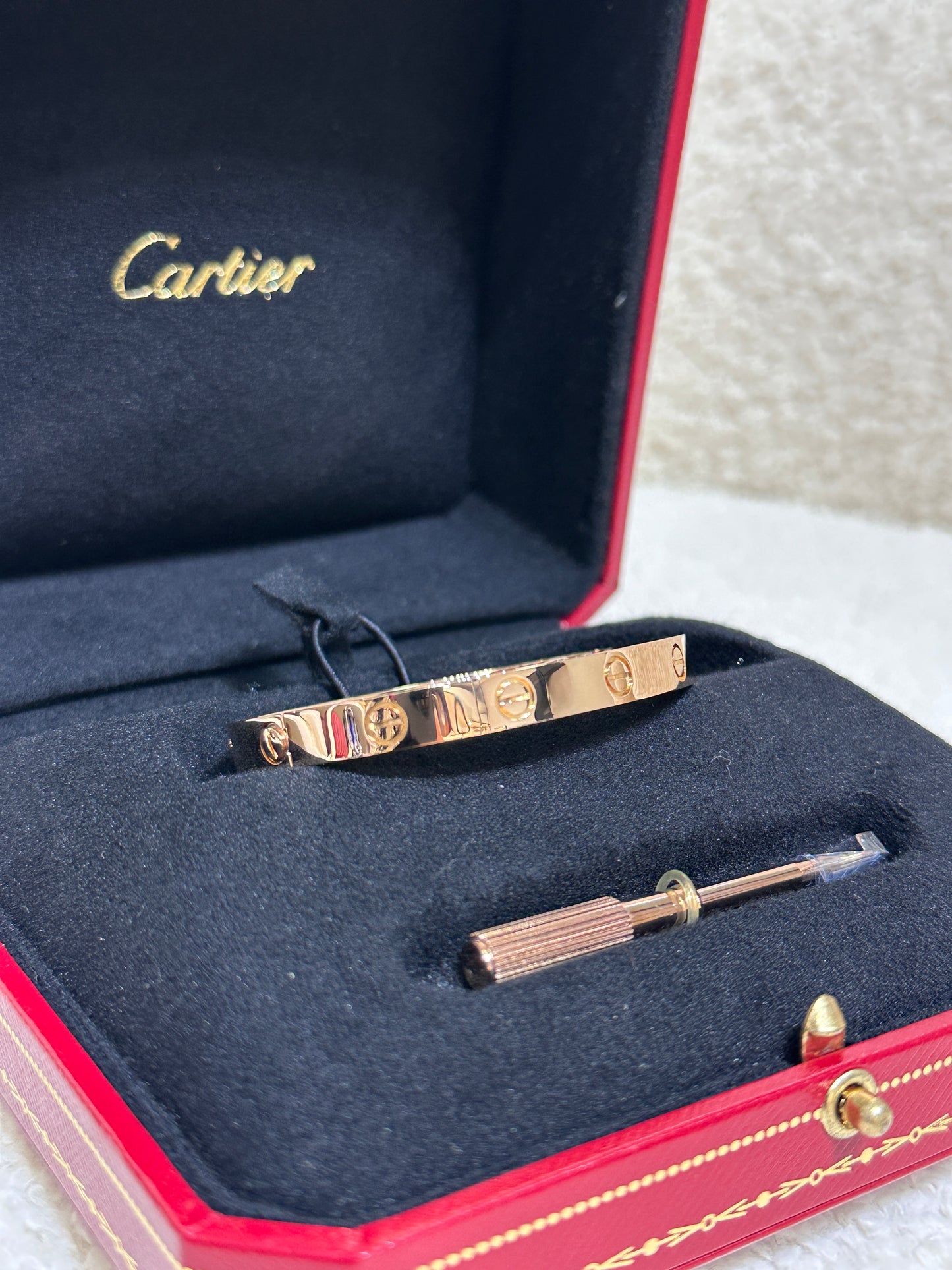 Cartier Love Bracelet Classic Model 18K Yellow Gold CFY XXX
