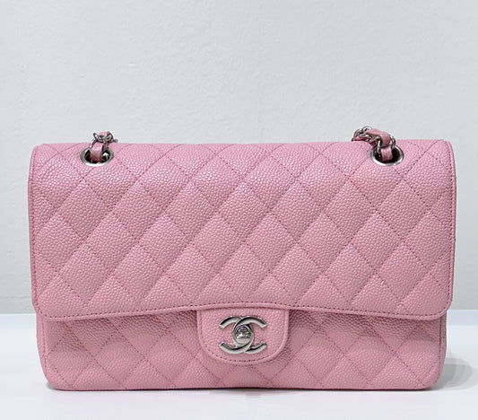 Chanel Medium Caviar Classic Double Flap Pink