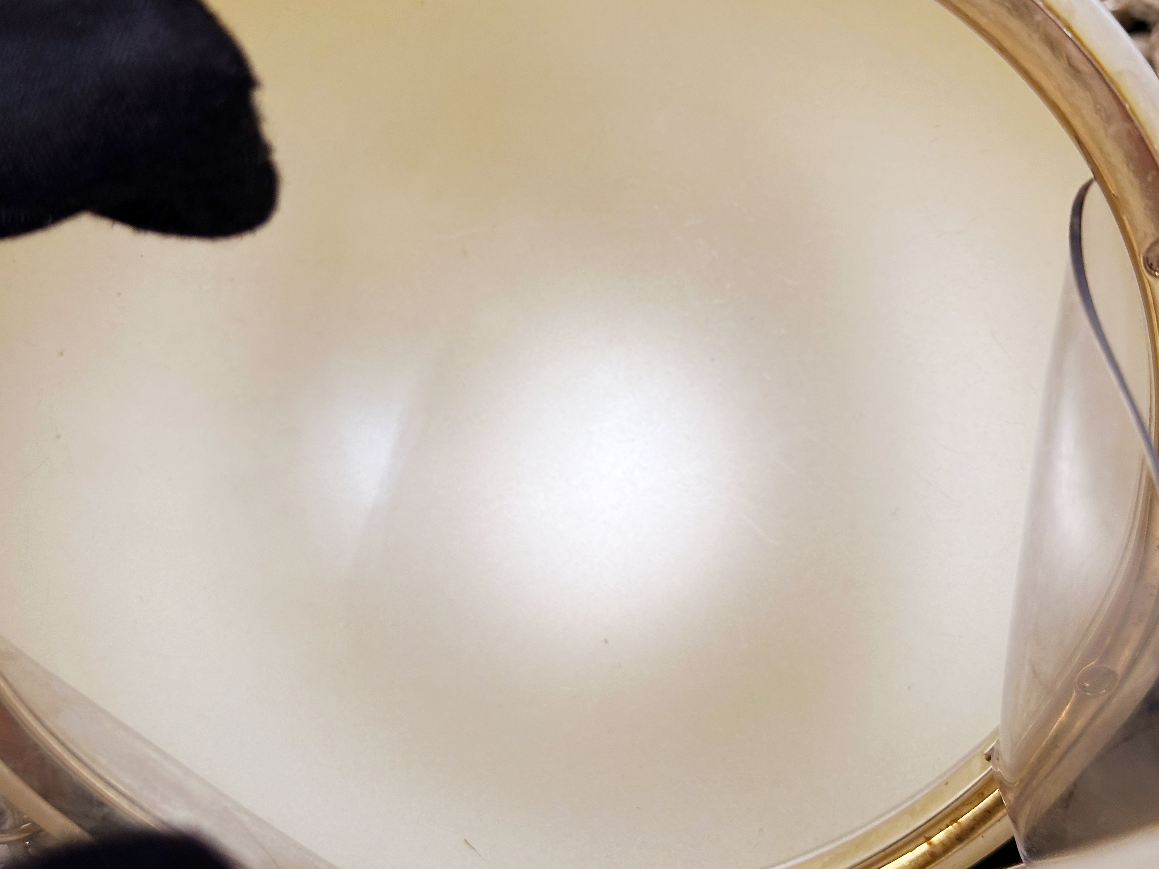 Chanel 15C Round Pearl Plexiglass Minaudiere