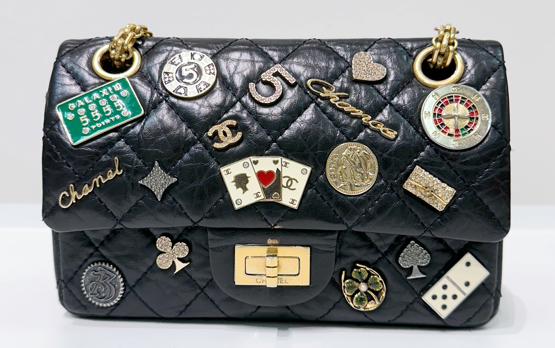 Chanel Bag Casino Lucky Charm in Black Limited – Jemeryluxury