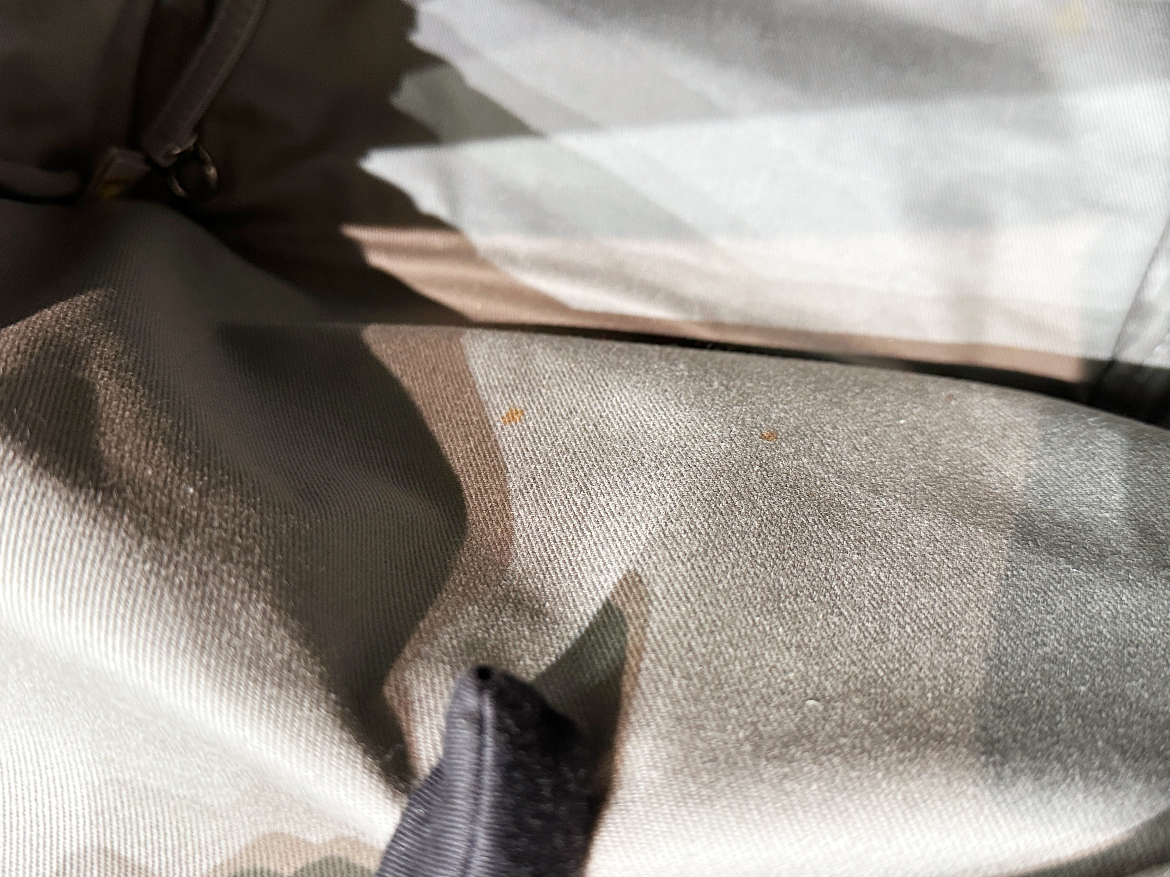 Preloved authentic Chanel Graffiti Printed Canvas Medium Backpack Grey